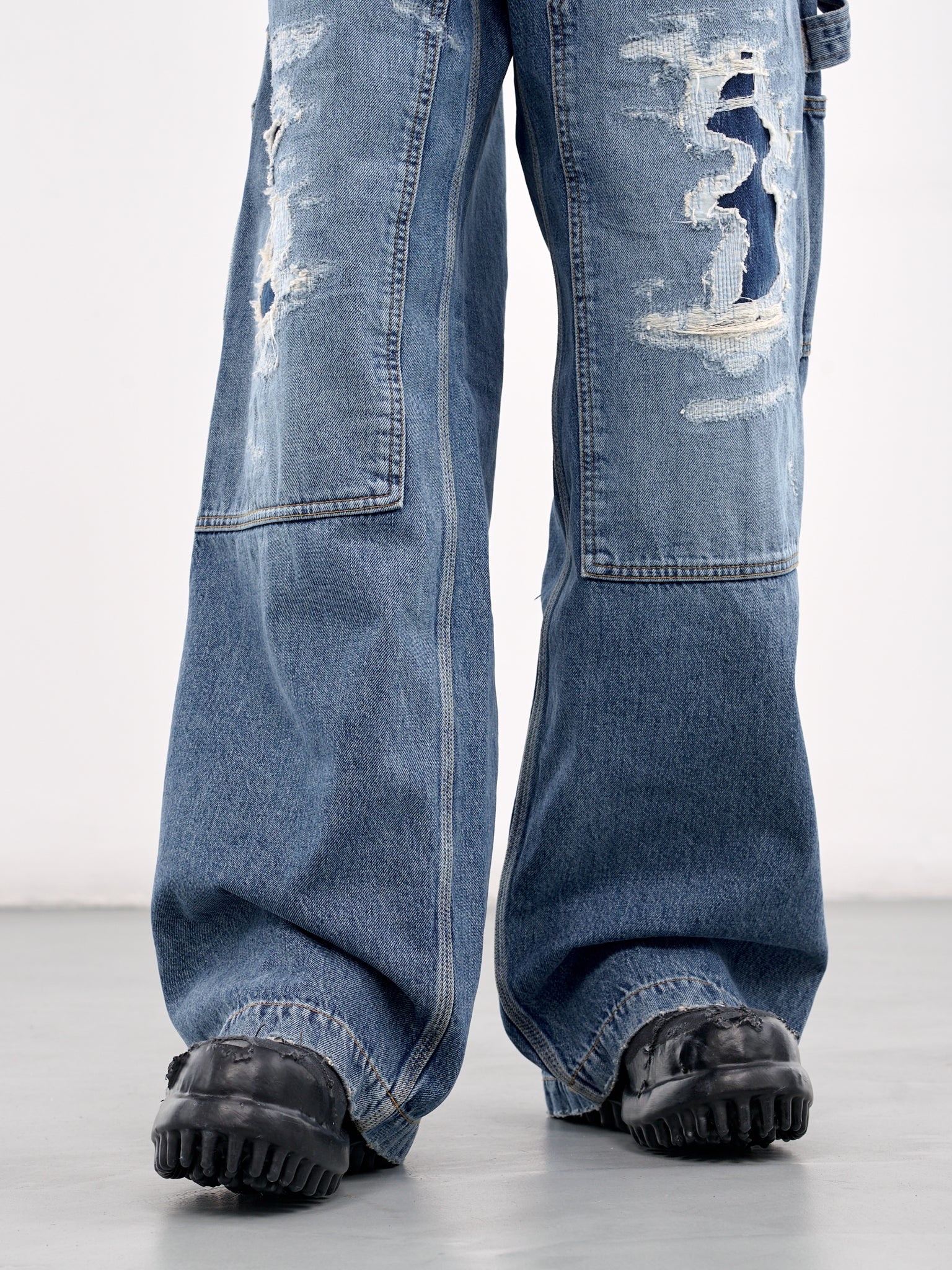 Wide Leg Carpenter's Jeans - 5