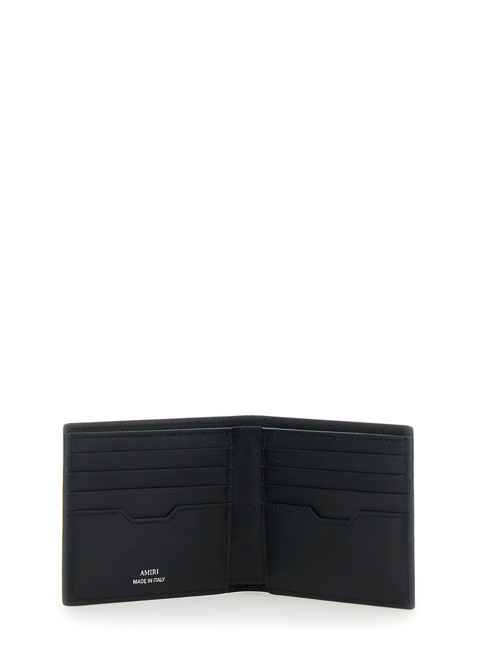 Amiri Men Bi-Fold Wallwt With Logo Lettering On The Front In Leather Man - 5