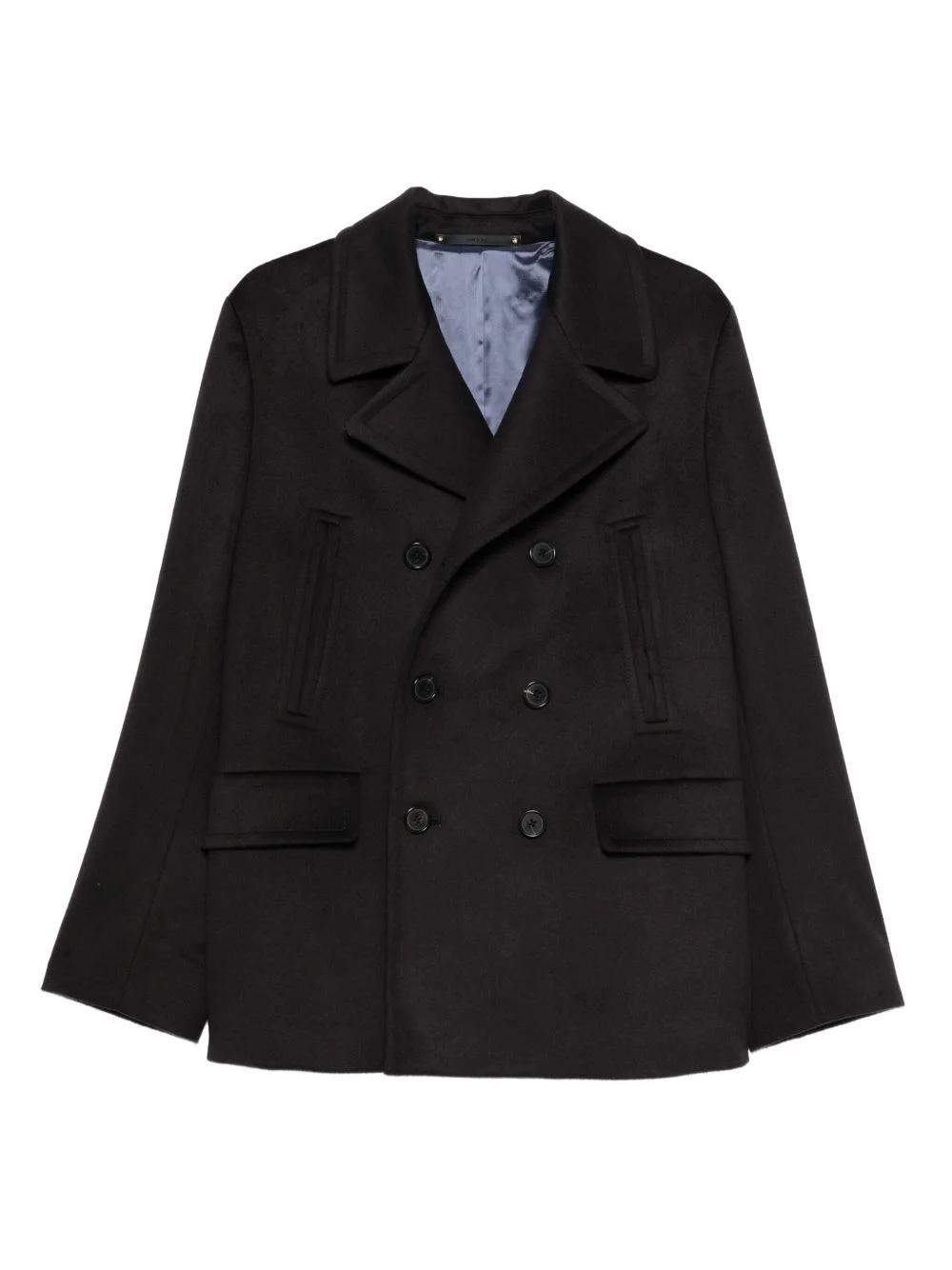 wool double-breasted blazer - 1