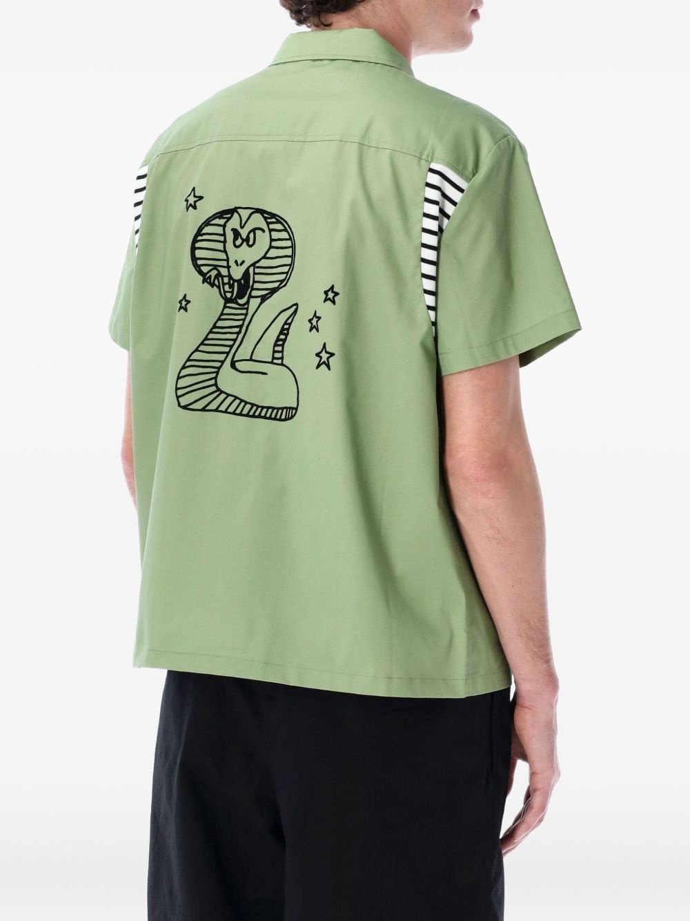 Cobra flocked bowling shirt - 2