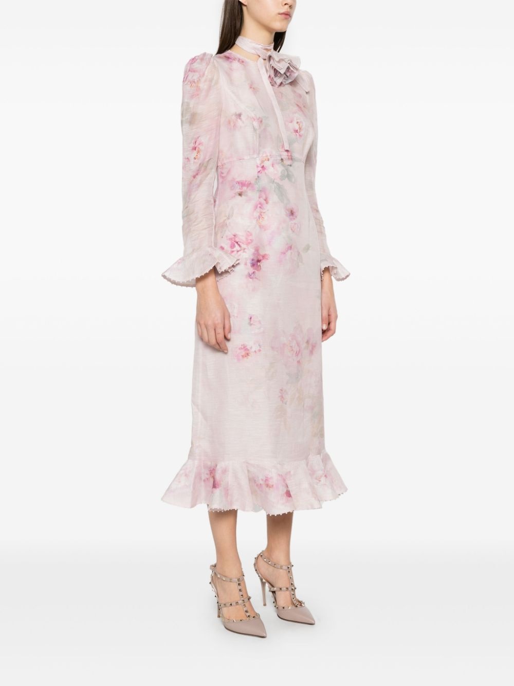 Crush Flower midi dress - 3