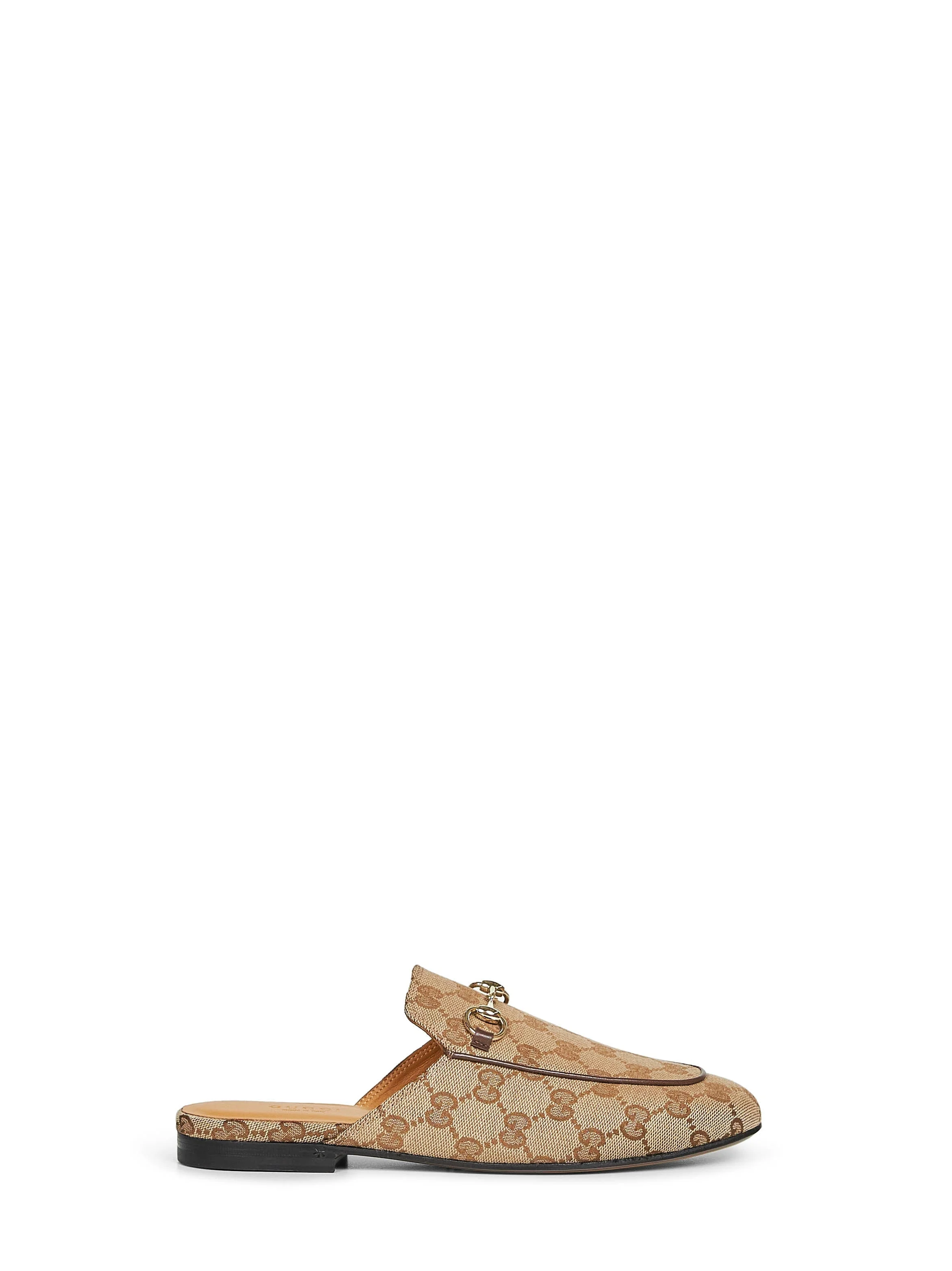 Gucci Women Original Gg Canvas Princetown Slippers - 1