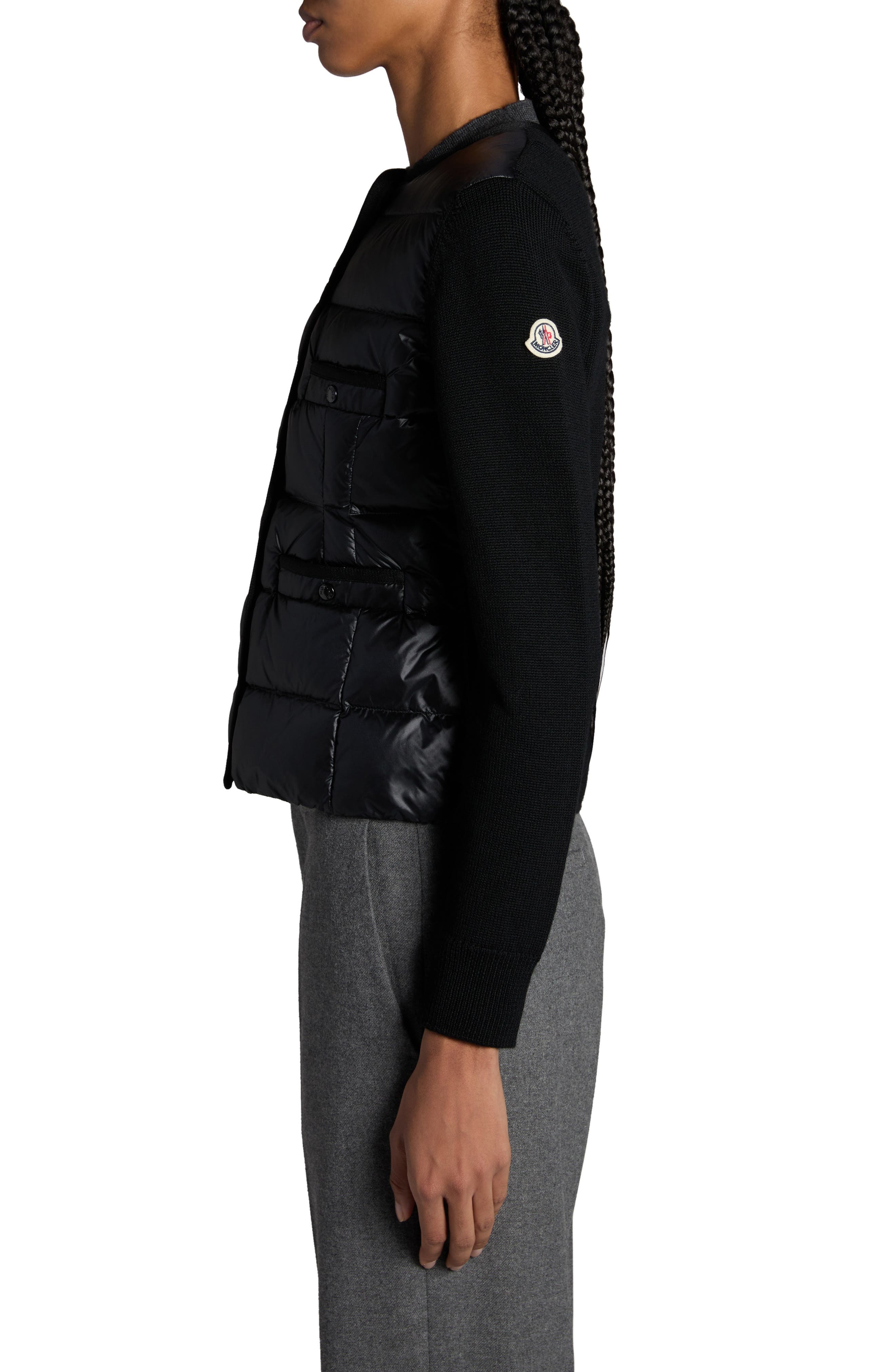 Mixed Media Down Jacket - 4