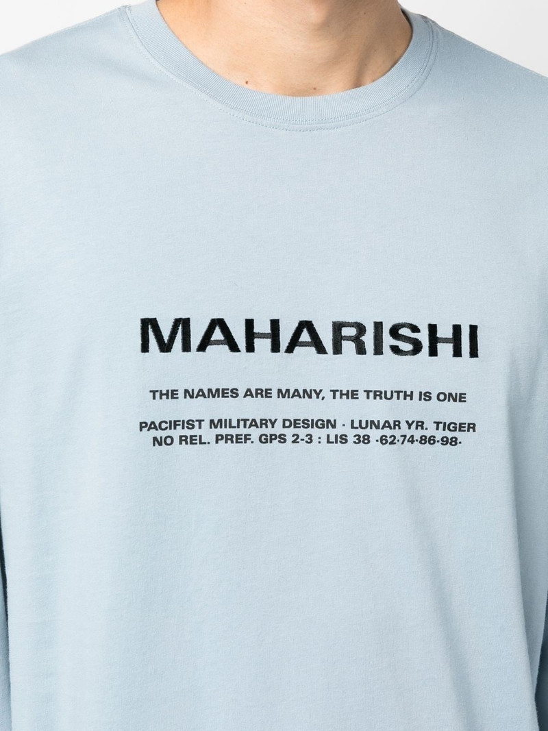 logo-print long-sleeve T-shirt 5