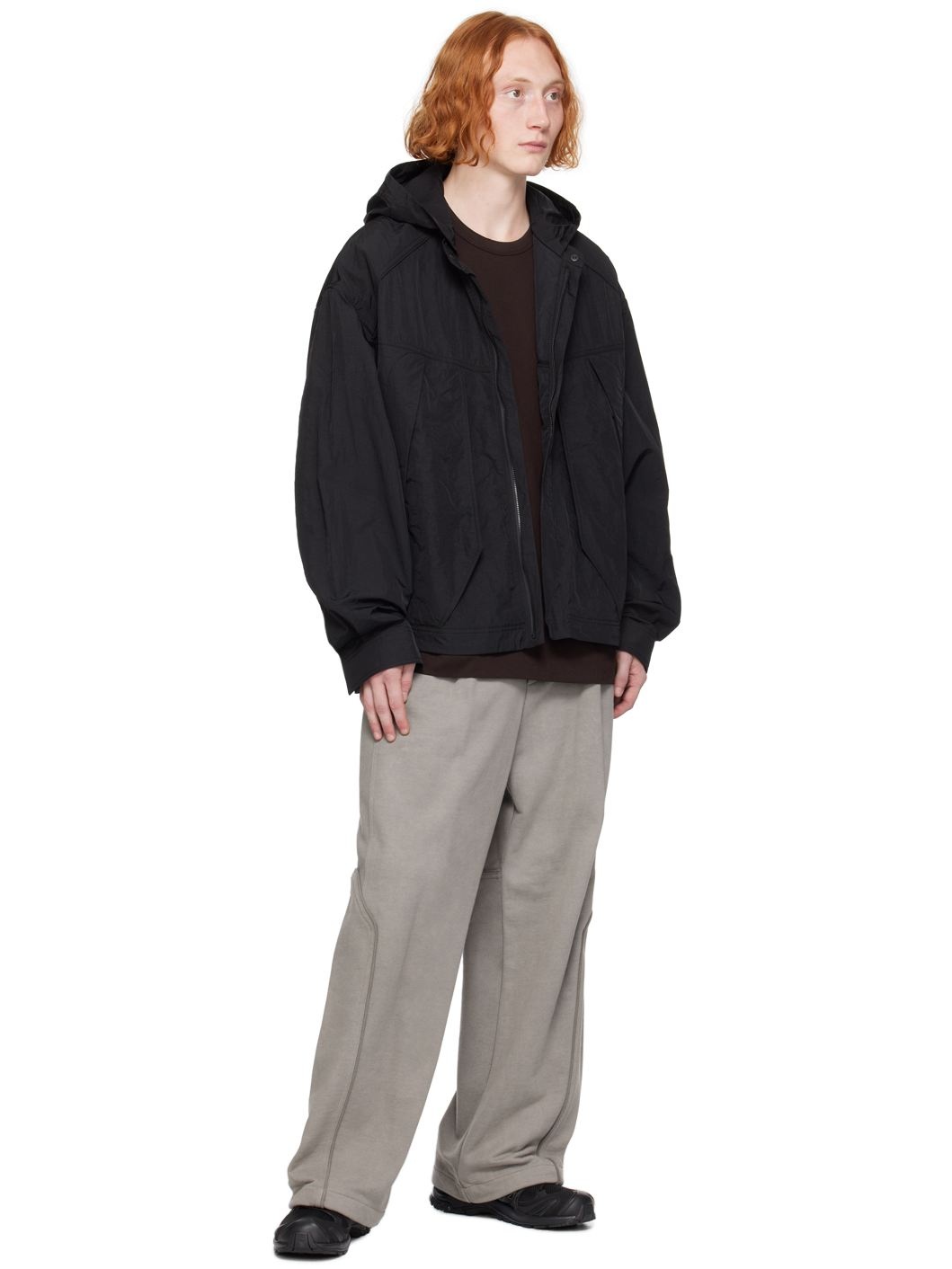 Gray Drawstring Sweatpants - 4