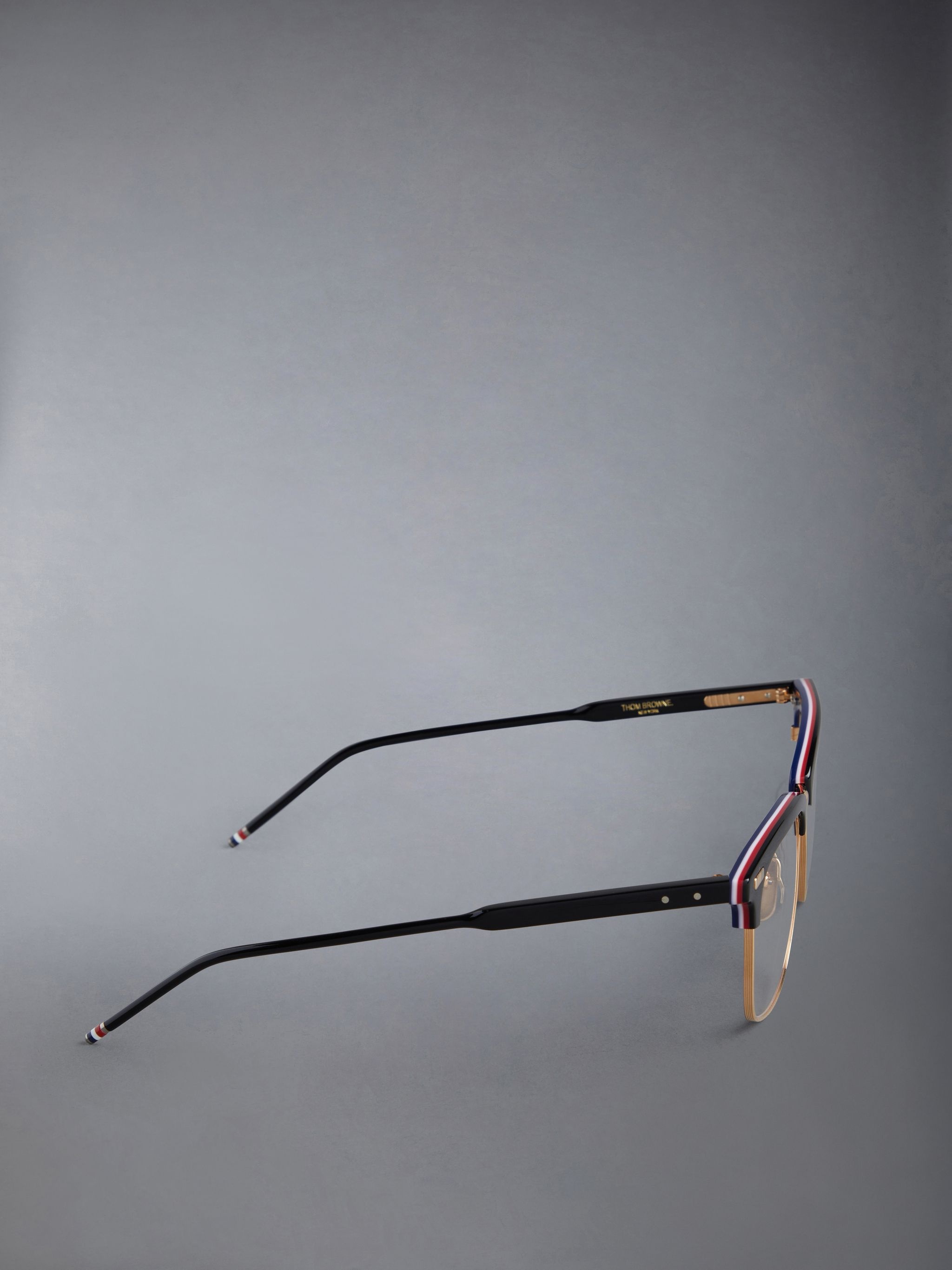 Acetate And Titanium Rectangular Eyeglasses - 4