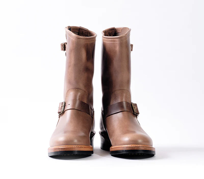 LK-003 Wabash Engineer Boots Horween CXL Natural - 3