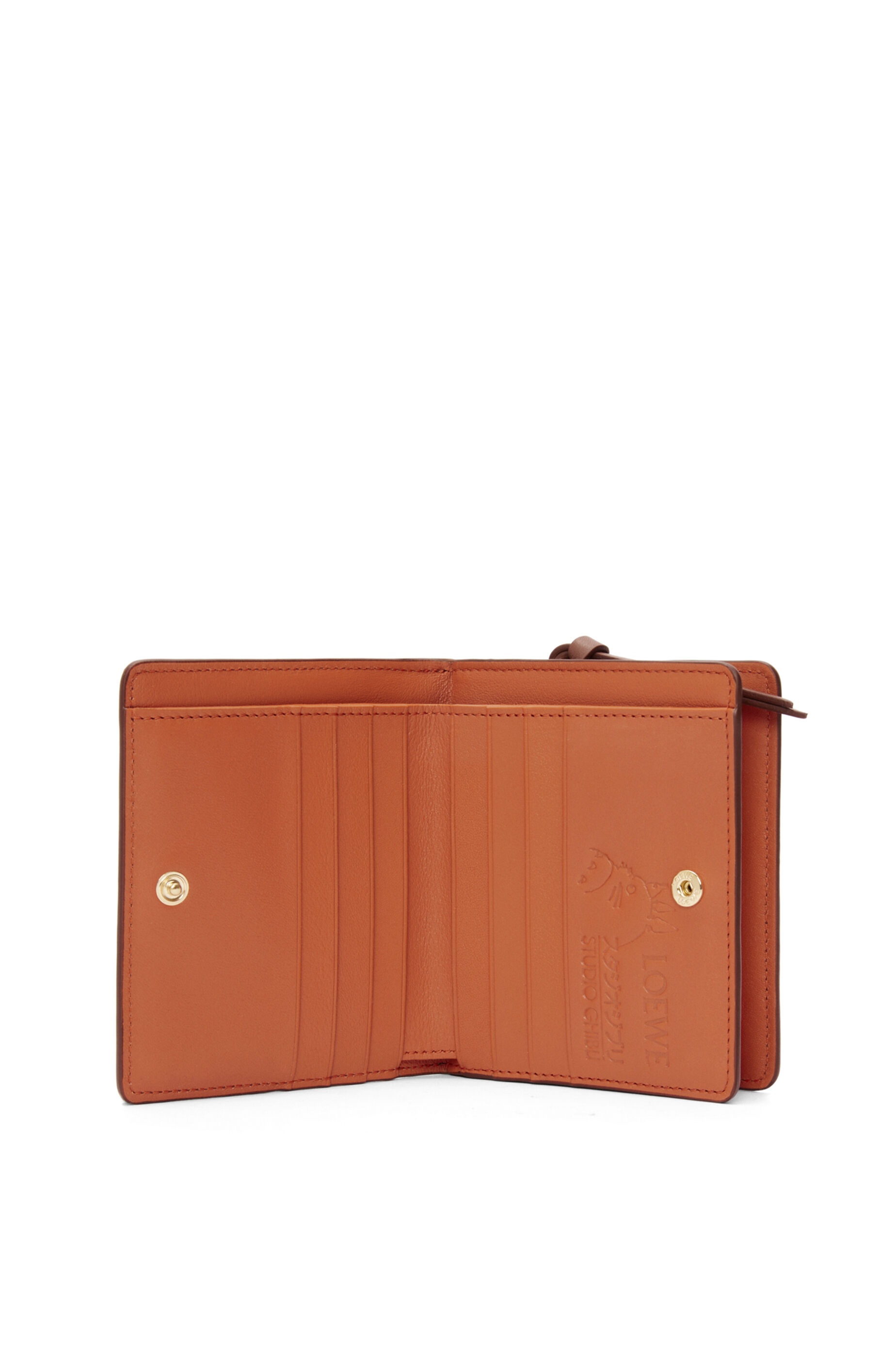 Calcifer compact zip wallet in classic calfskin - 2