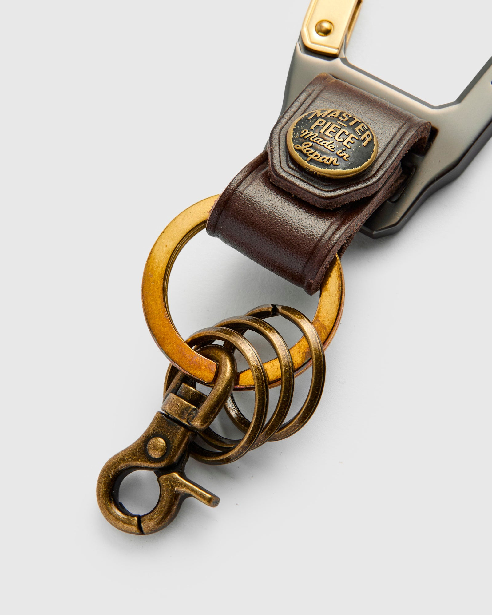 Carabiner Keychain in Chocolate - 2