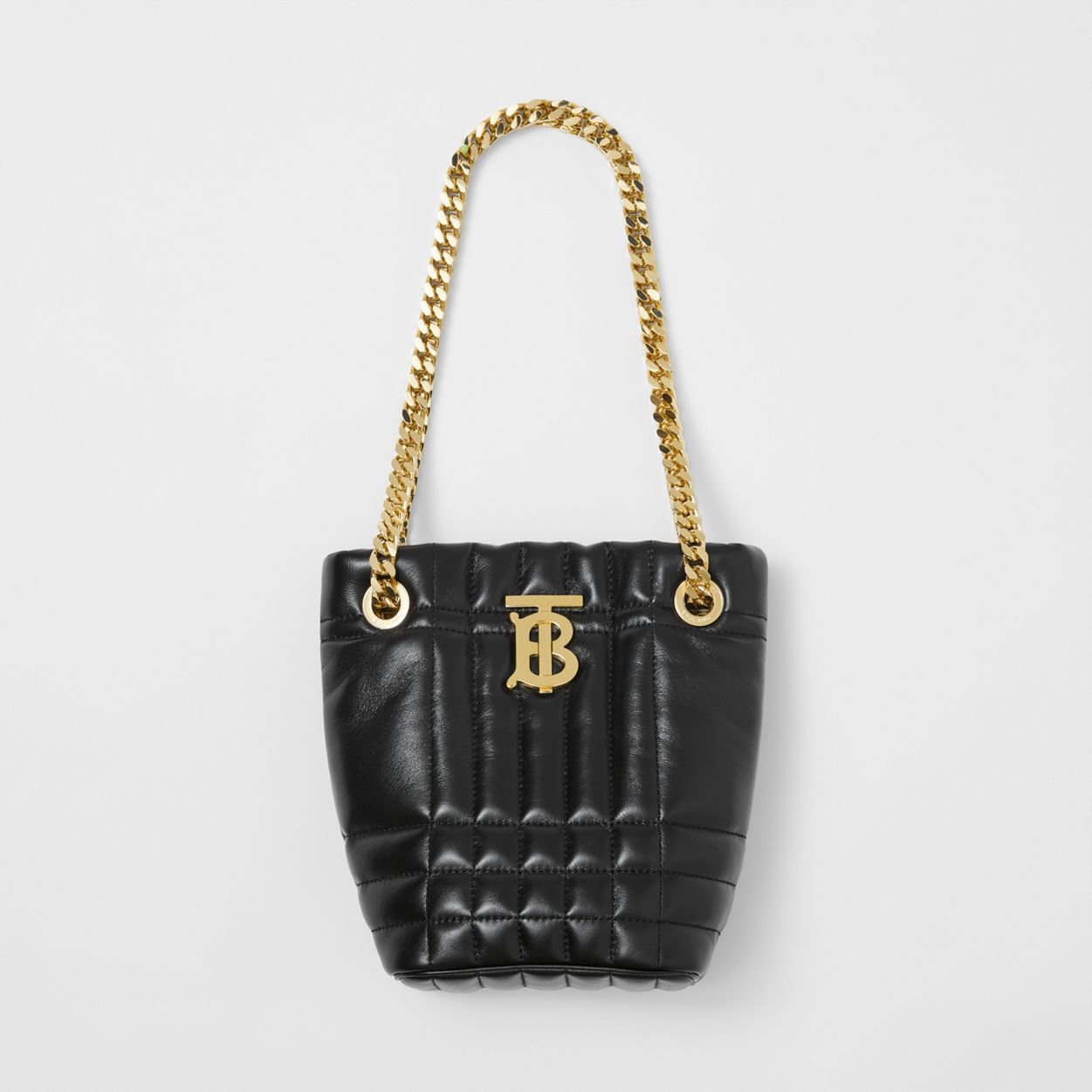 Mini Quilted Lambskin Lola Bucket Bag - 4