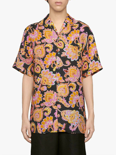 GUCCI paisley-print short-sleeved shirt outlook