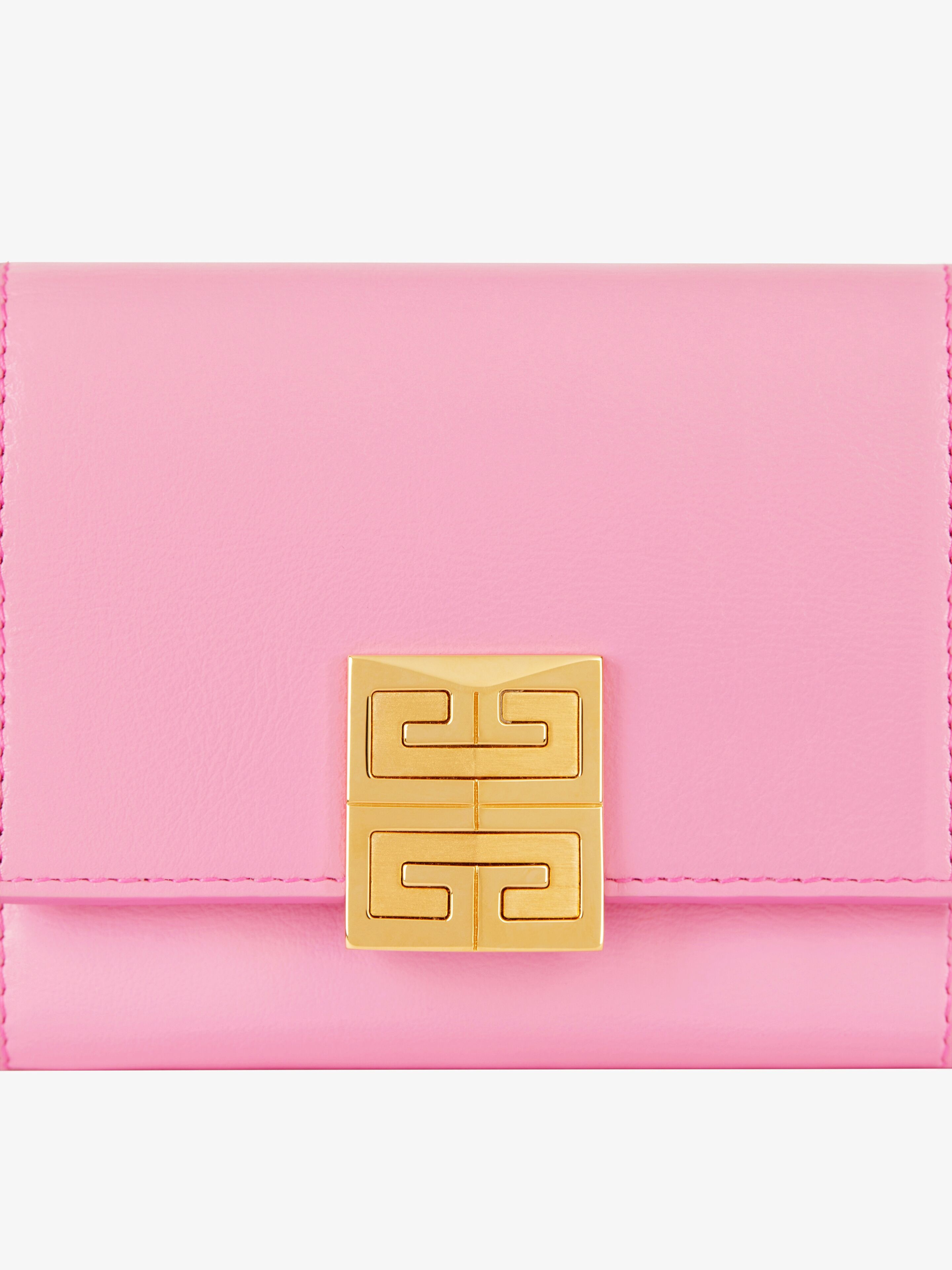 4G TRIFOLD WALLET IN CALFSKIN LEATHER - 5