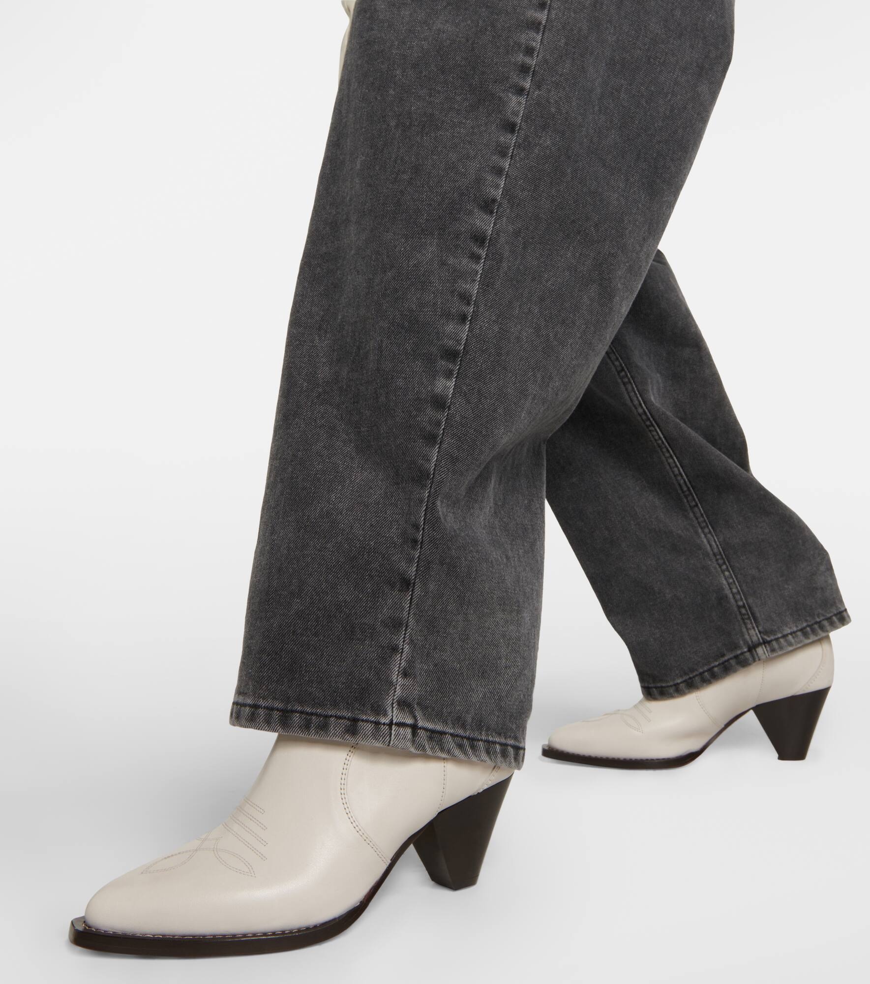 Darizo leather cowboy boots - 4