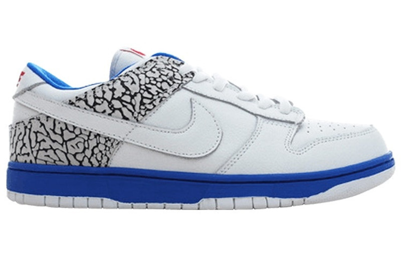 Jordan Nike Dunk Low Cl 'Jordan Pack White Blue' 304714-119 outlook