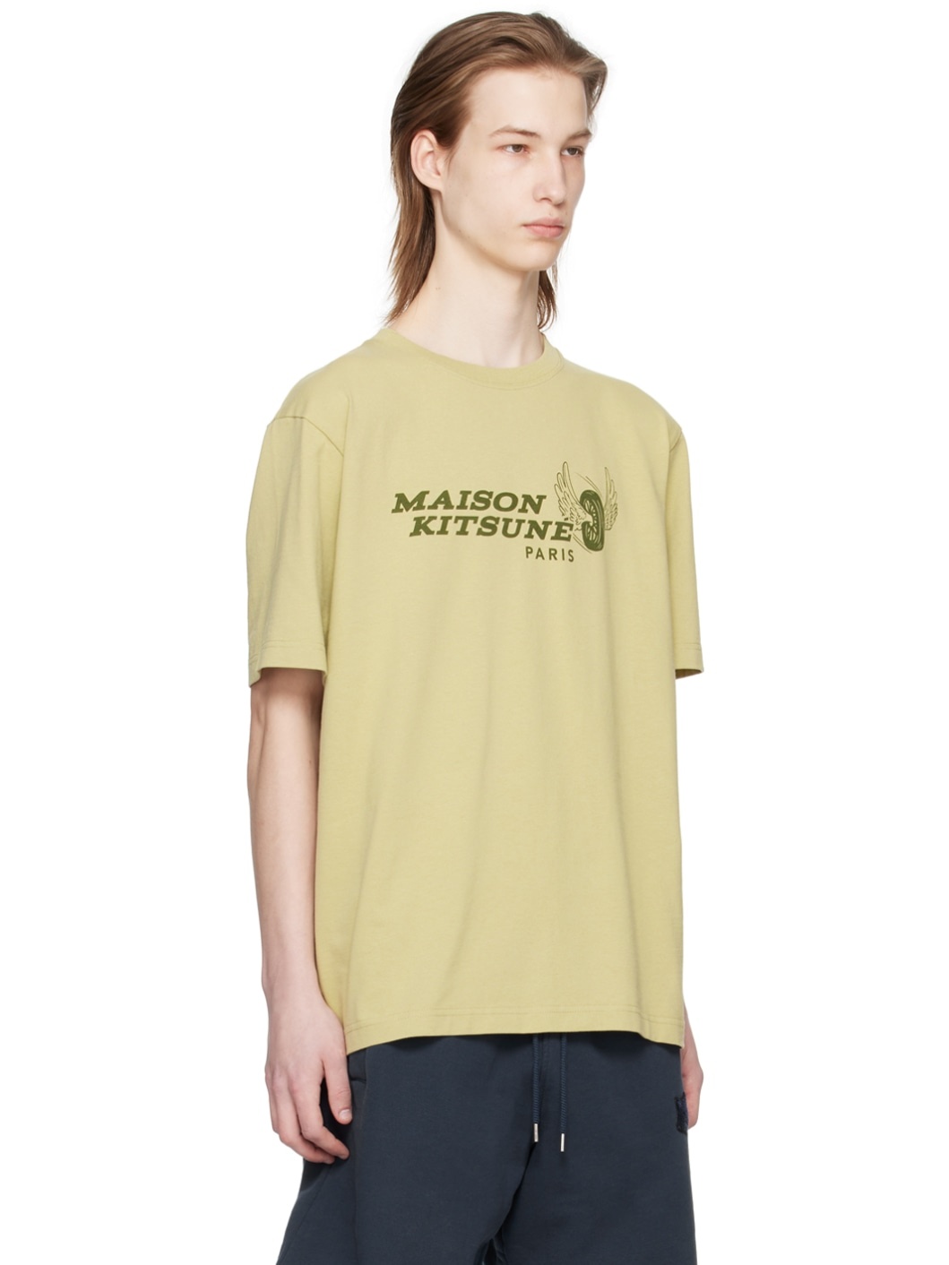 Khaki Racing Wheels T-Shirt - 2