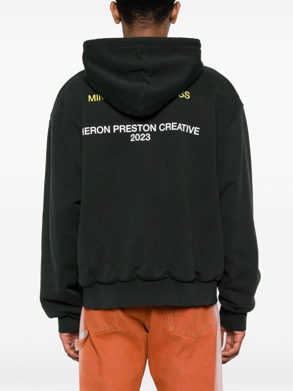 H.P.C Security Tape cotton hoodie - 4