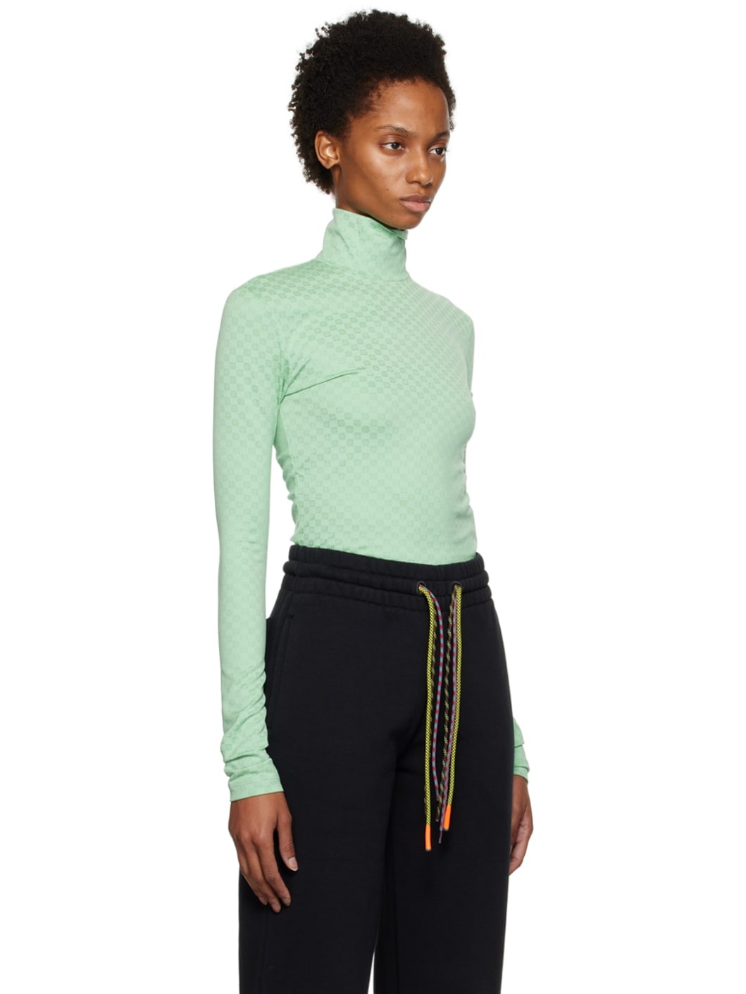 Green Monogram Bodysuit - 2