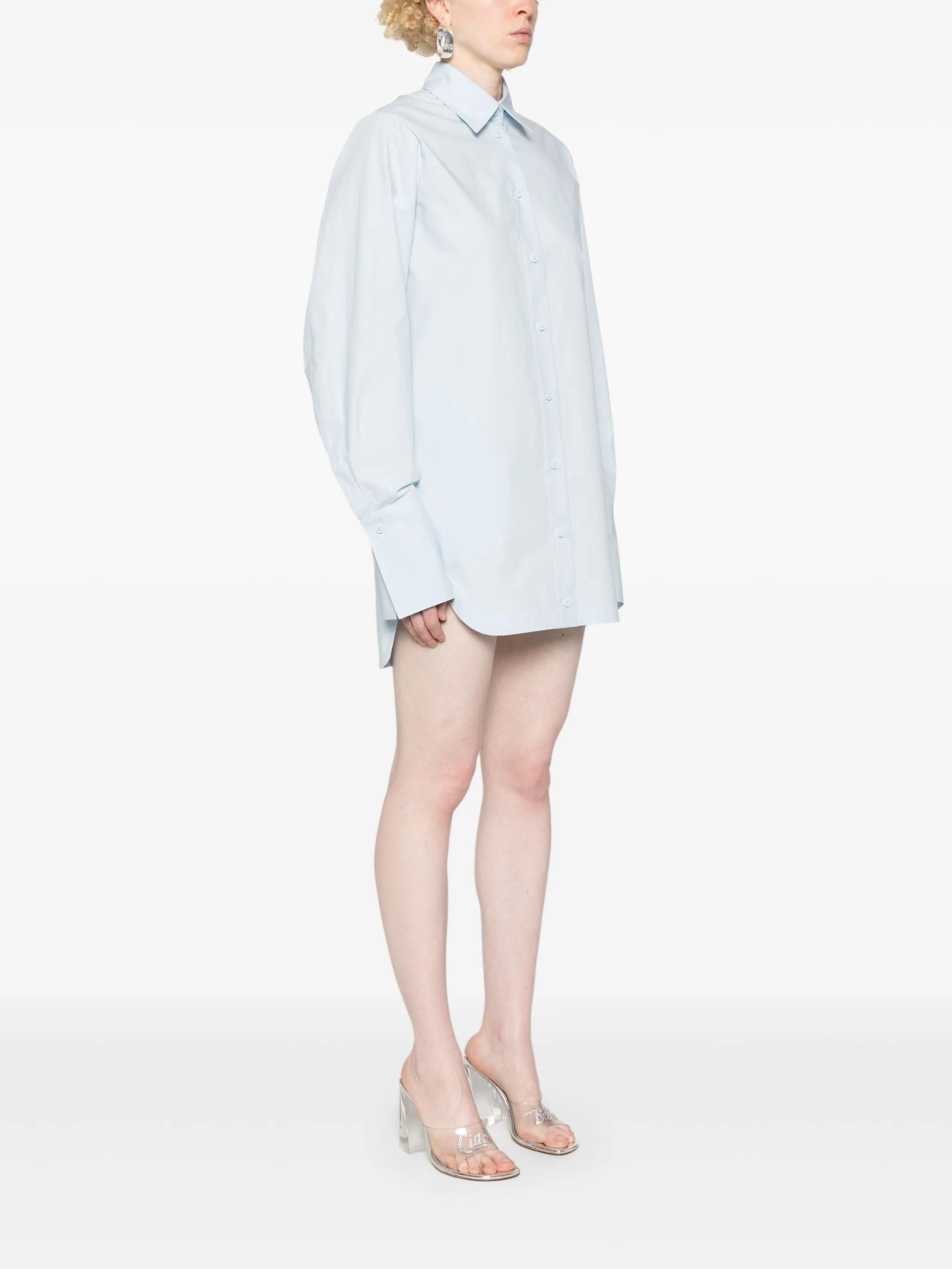 Button-fastening Shirtdress - 4