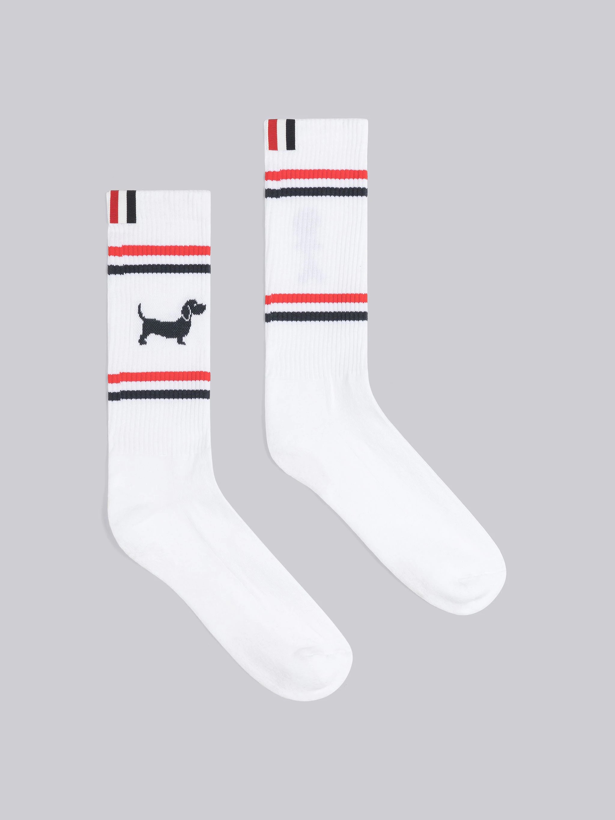Cotton Mr. Thom And Hector Athletic Mid Calf Socks - 1
