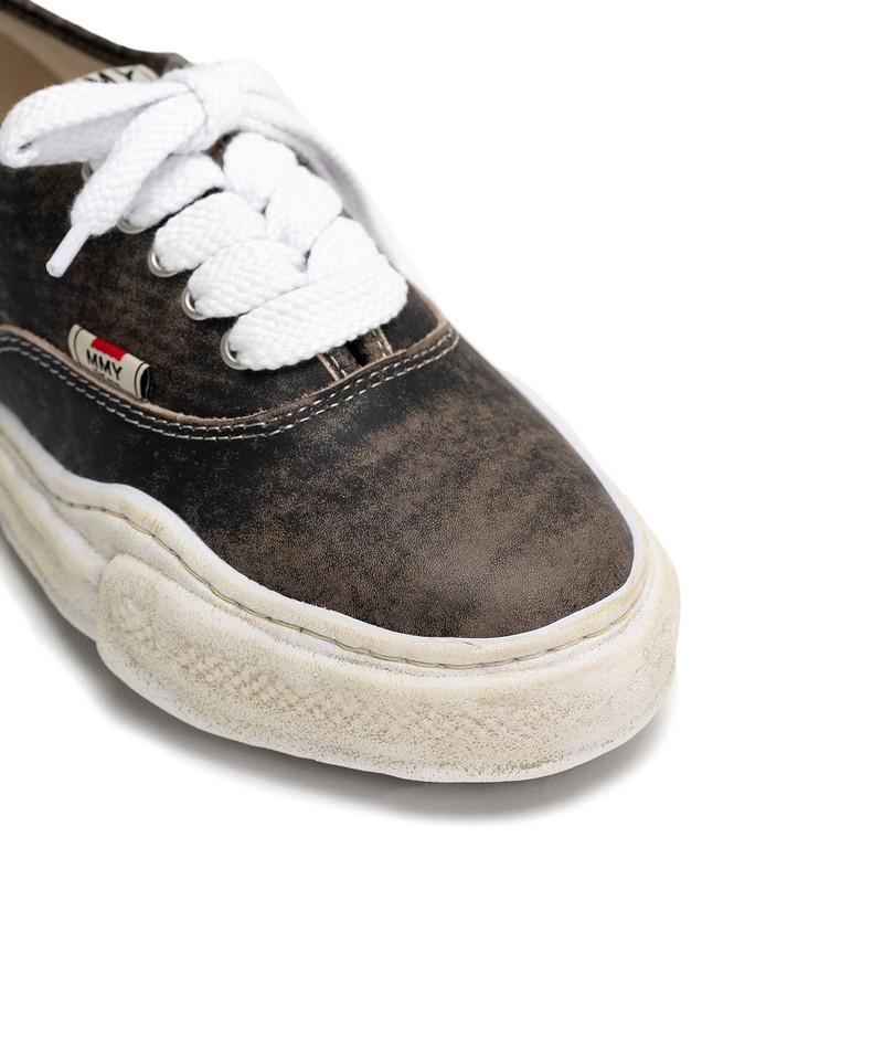 【EXCLUSIVE EDITION】"BAKER" OG Sole Shaved Leather Low-top Sneaker 10
