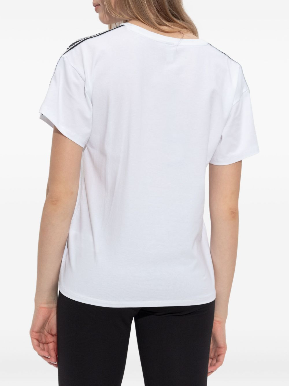 band-detail T-shirt - 4