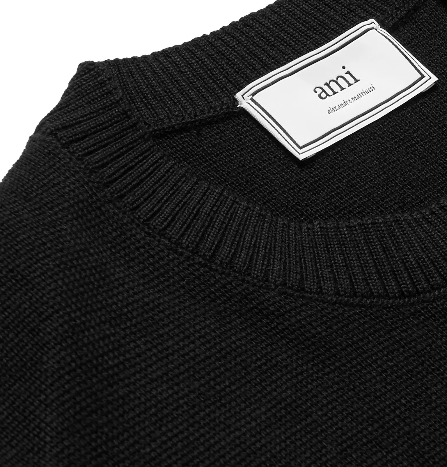 Logo-Appliquéd Merino Wool Sweater - 5