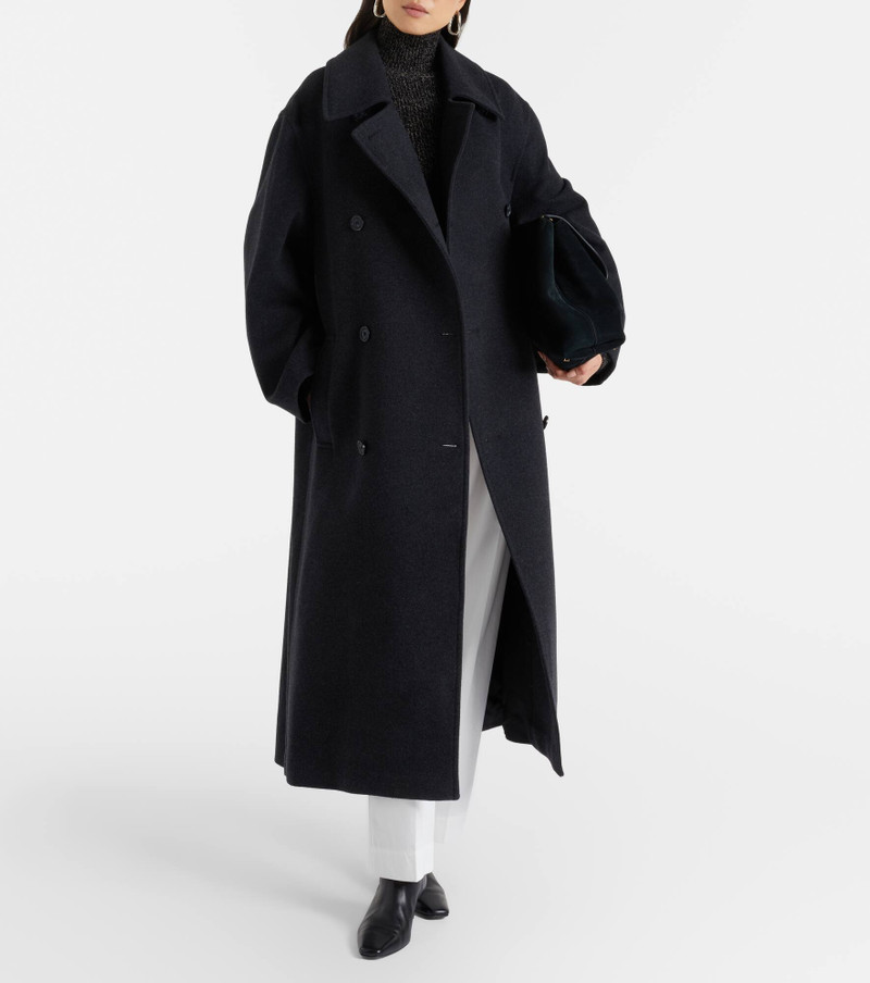TOTEME Shield double-breasted wool-blend coat outlook