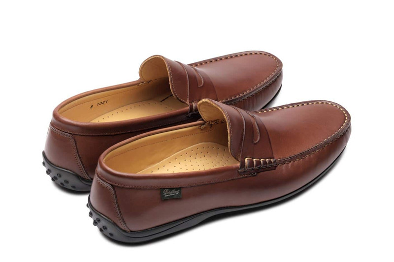 Paraboot Cabrio Lisse Gold - Rubber Sole outlook