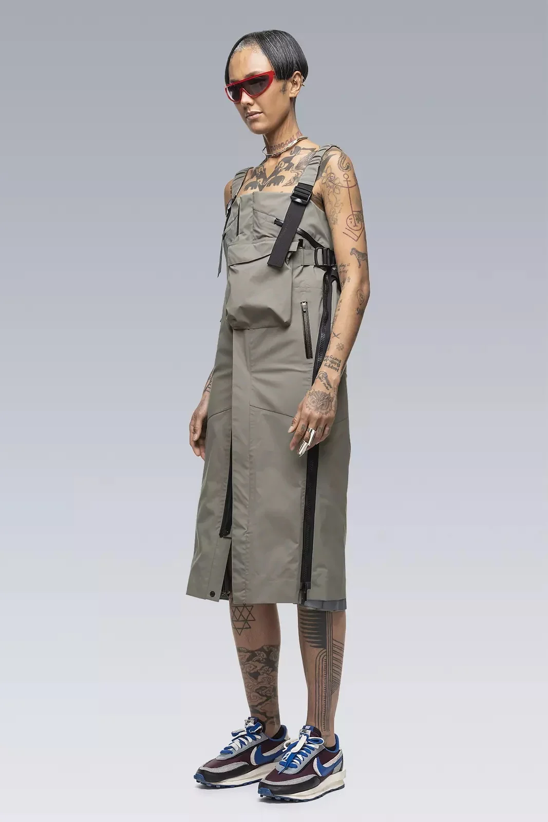 ACRONYM SAC-D6012 sacai / ACRONYM Dress Alpha Green | REVERSIBLE