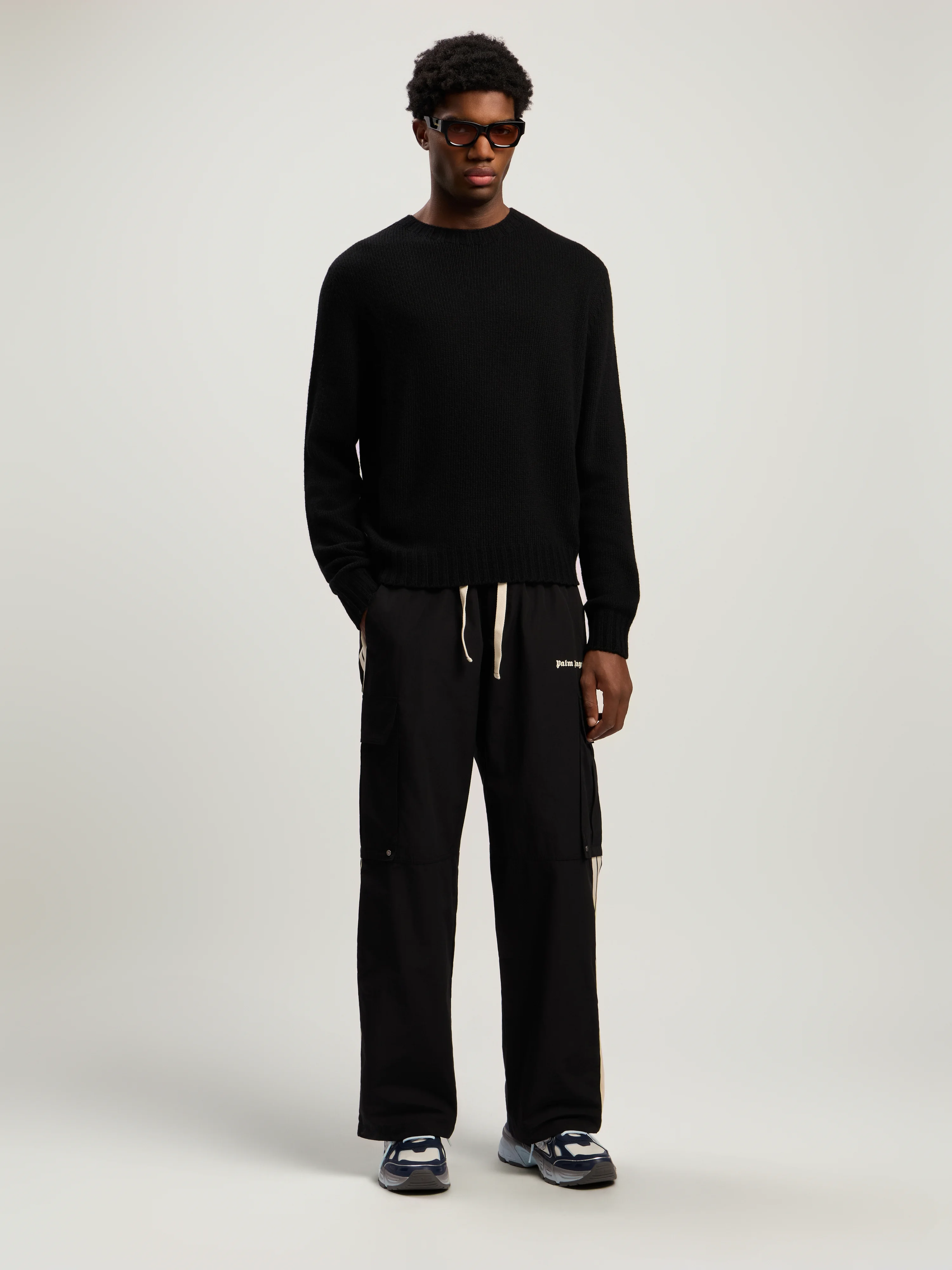 Curved Logo Sweater - 1