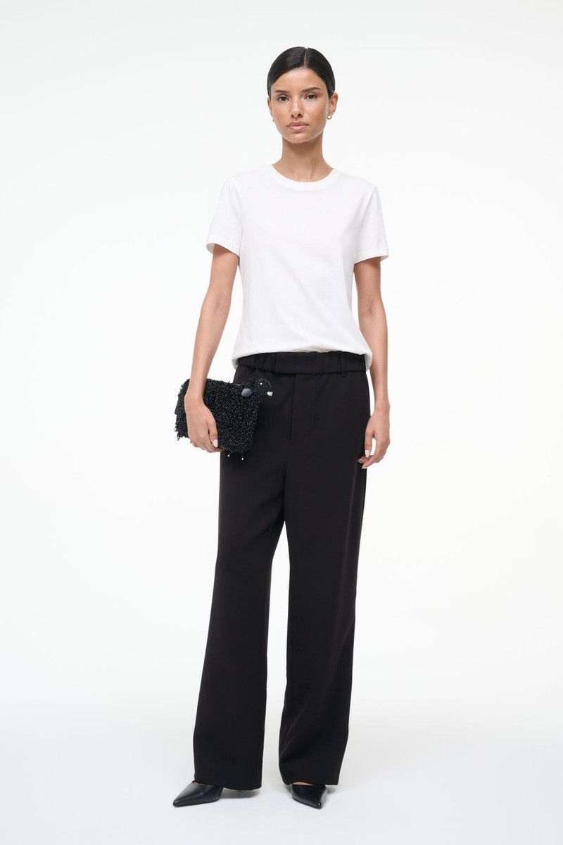 STAUD DOLLY BEADED CLUTCH BLACK 6