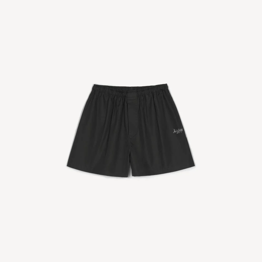 Men's Sketchy Relaxed Fit Shorts in Black - 1