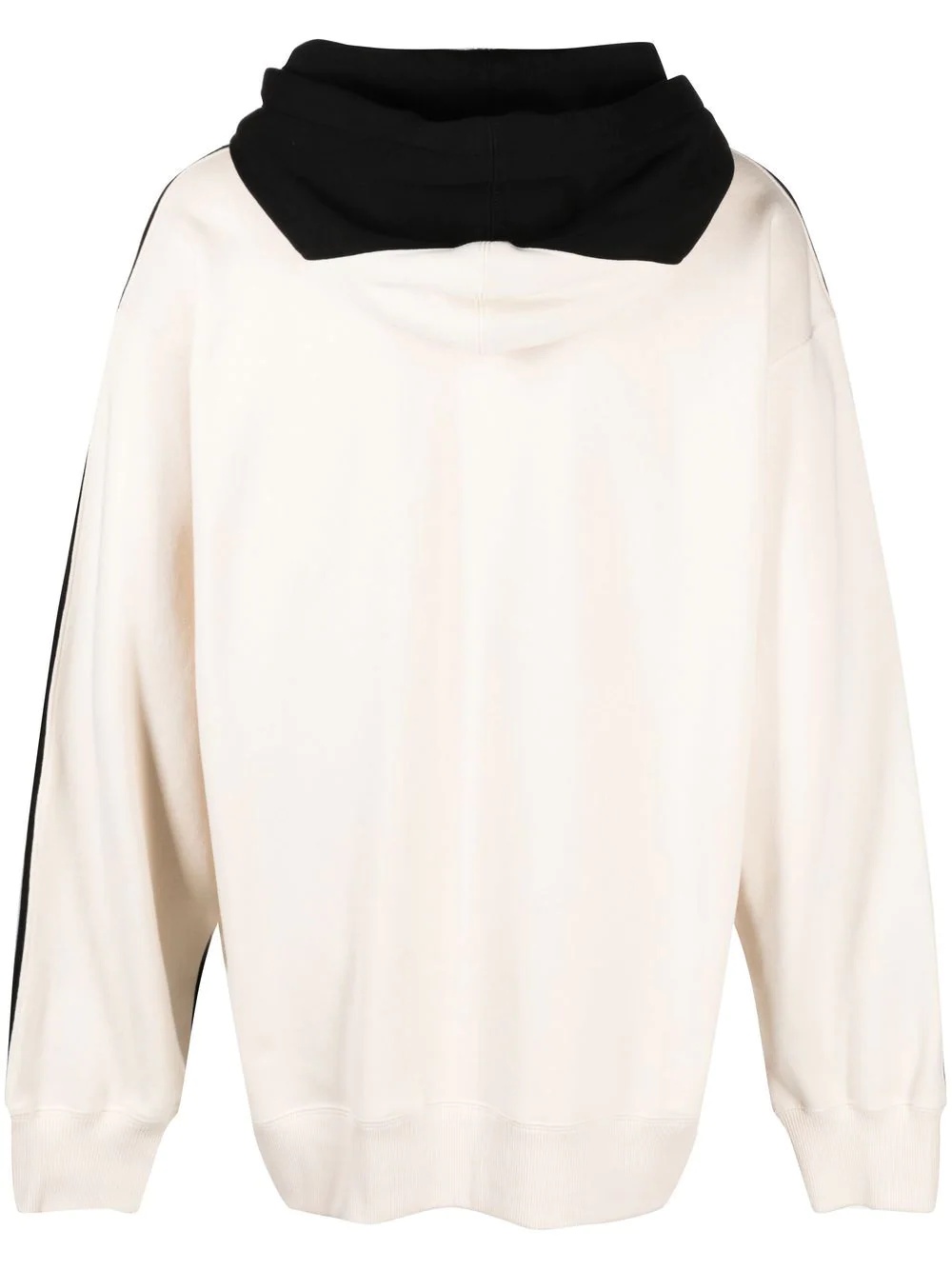 logo-print cotton hoodie - 3