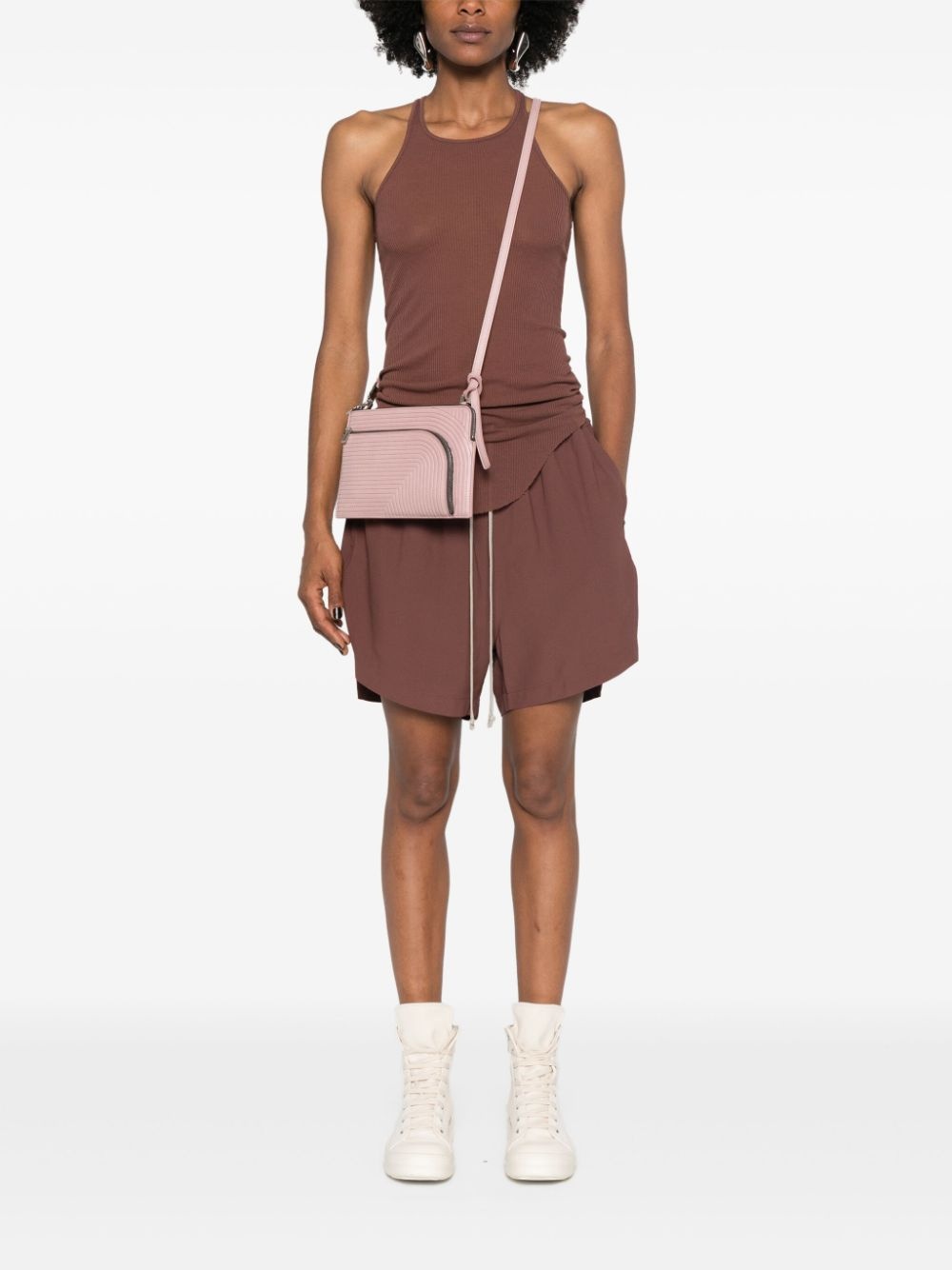fine-ribbed tank top - 2