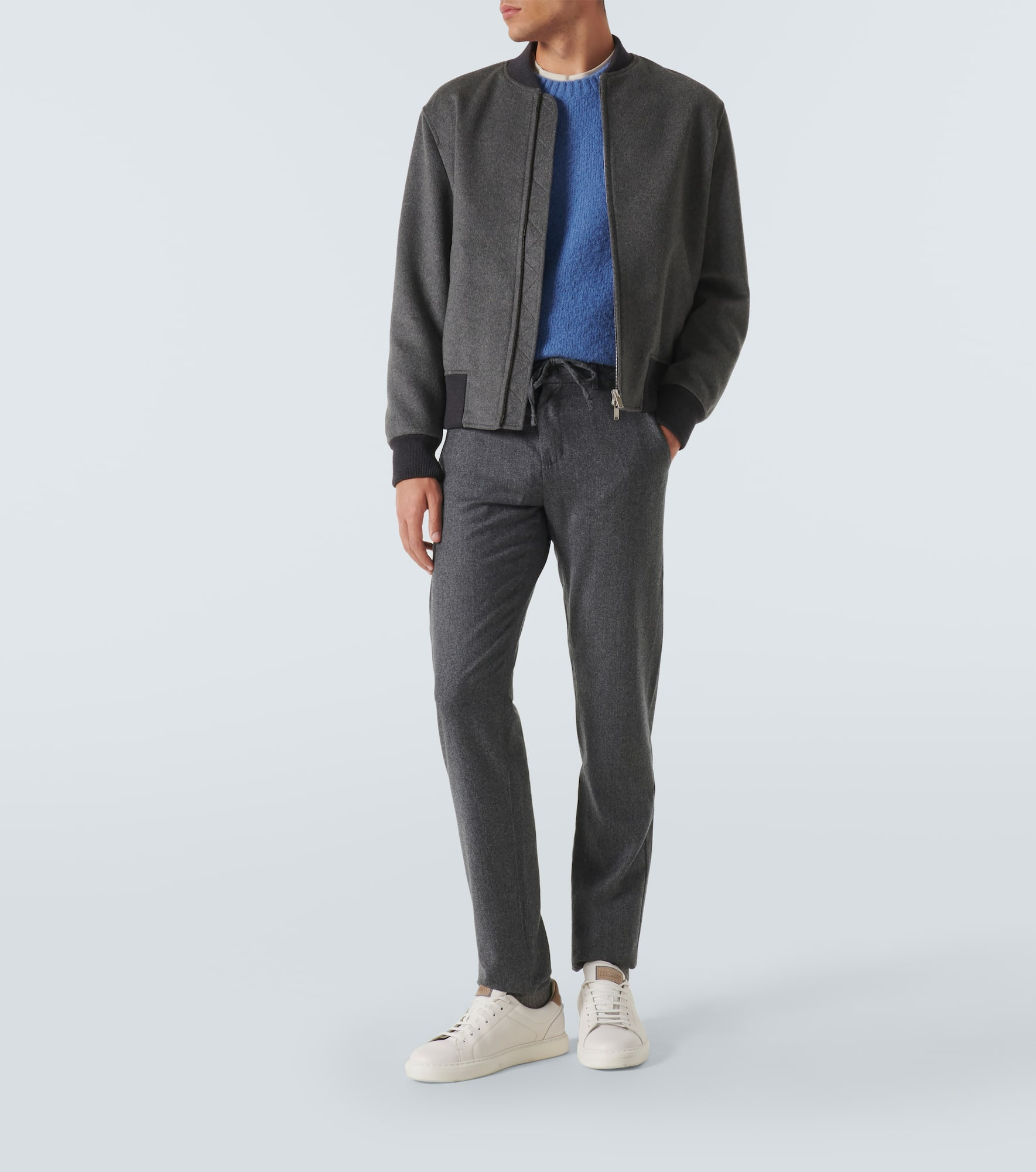 Wool straight pants - 2