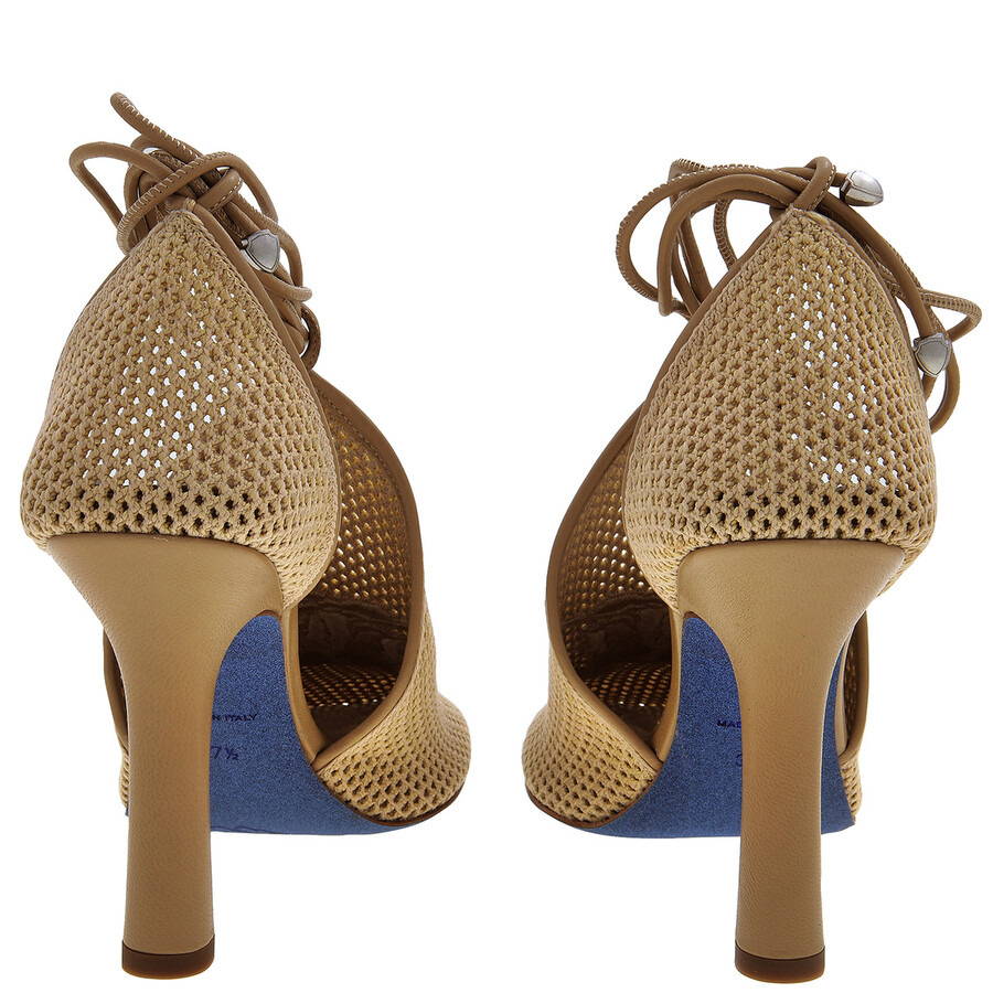 Burberry D'Orsay Mesh Tie Pumps - 3