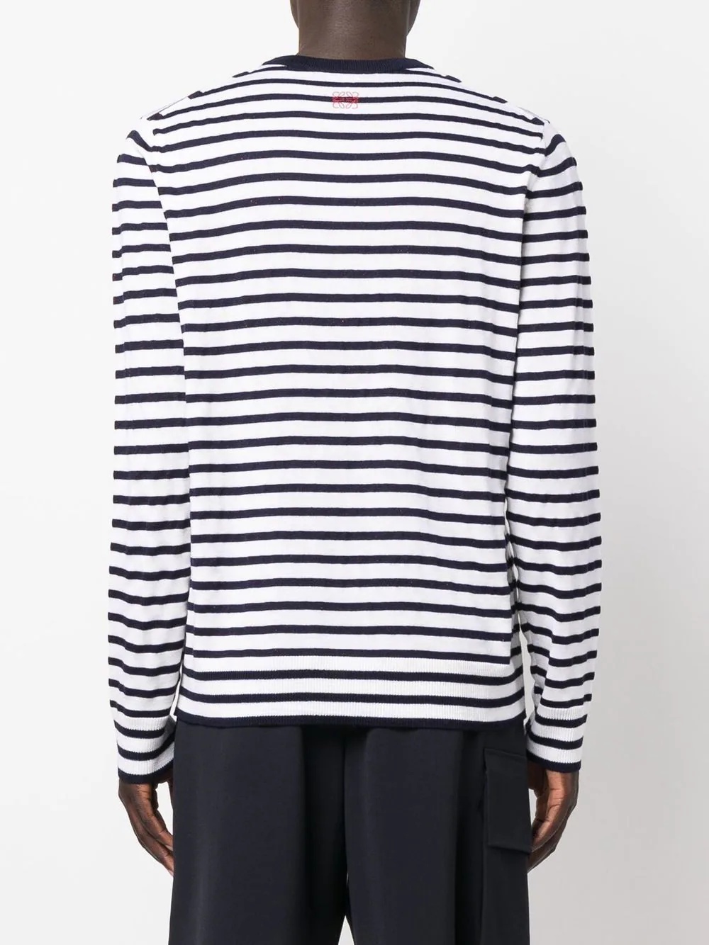 striped long-sleeve T-shirt - 4