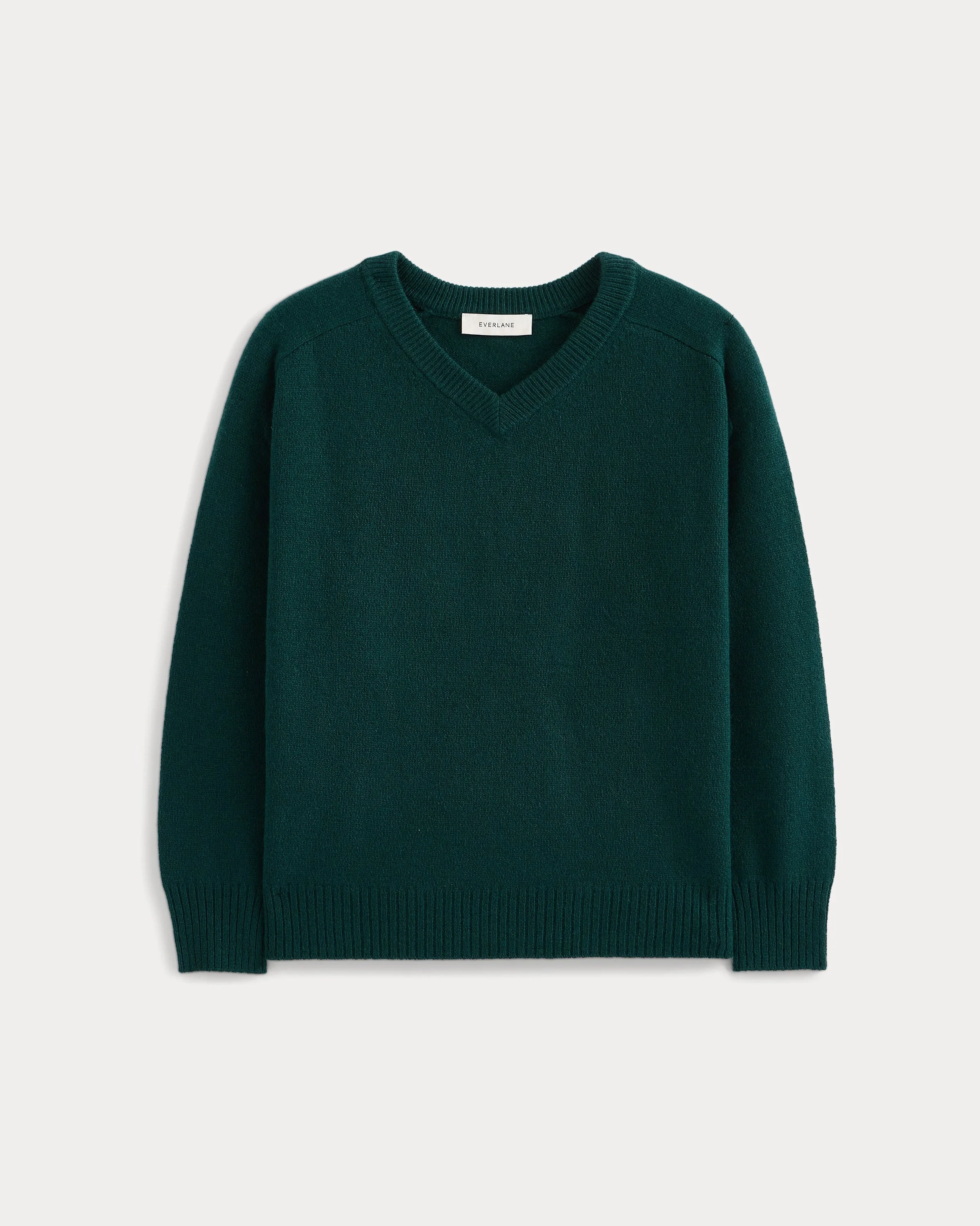 CASHMERE HIGH V BOYFRIEND SWEATER - 1