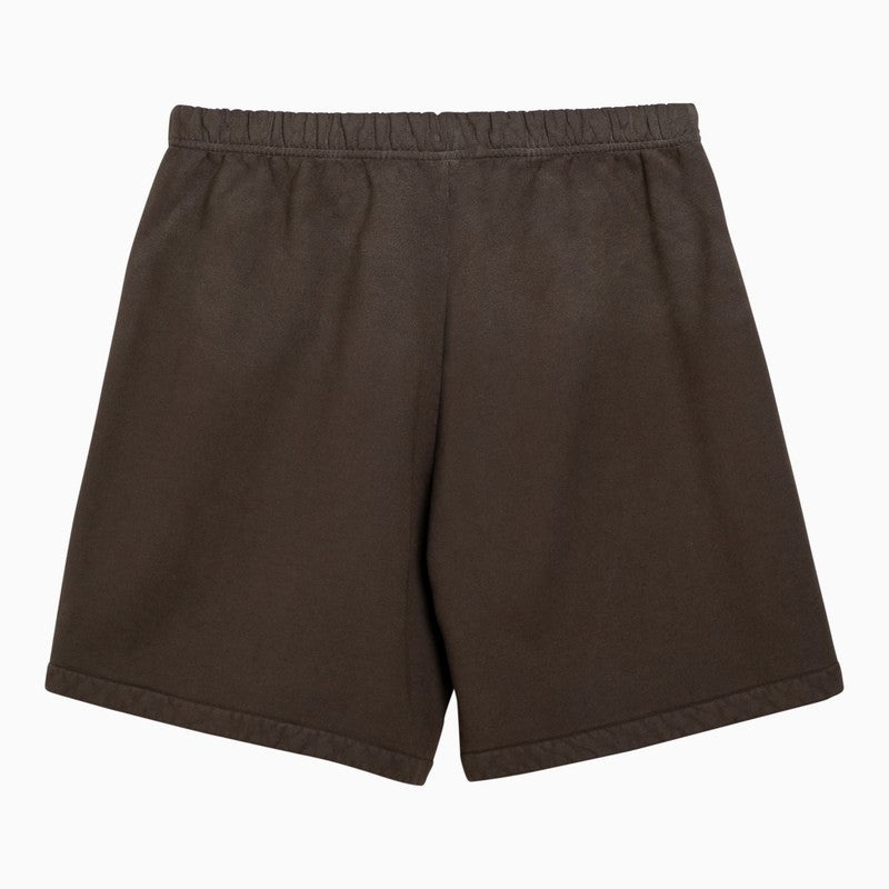 Fear Of God Olive Green Cotton Drawstring Shorts Men - 2