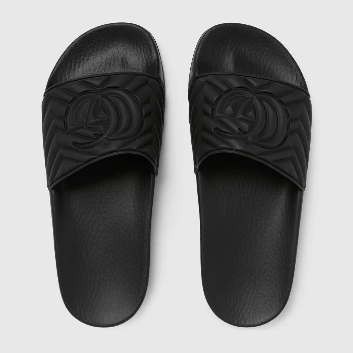 Women's matelassé rubber slide - 3