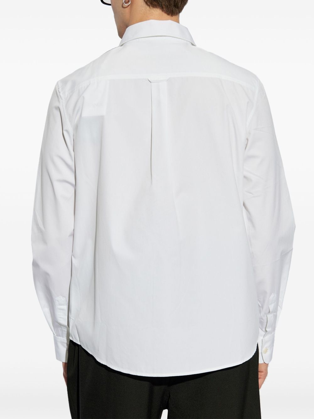 orange-embroidered shirt - 4