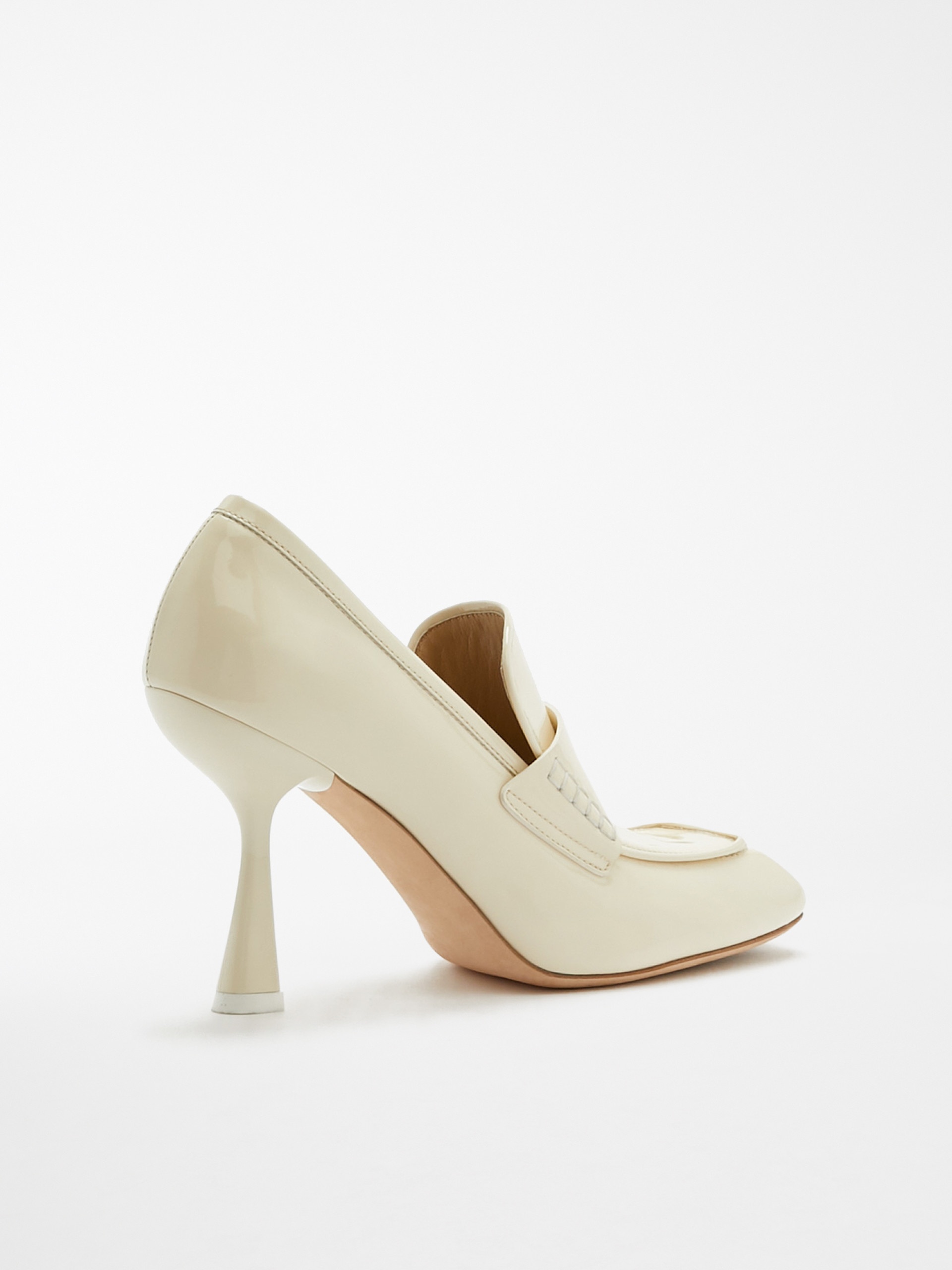 PAGLIA Patent leather loafers with heel - 3