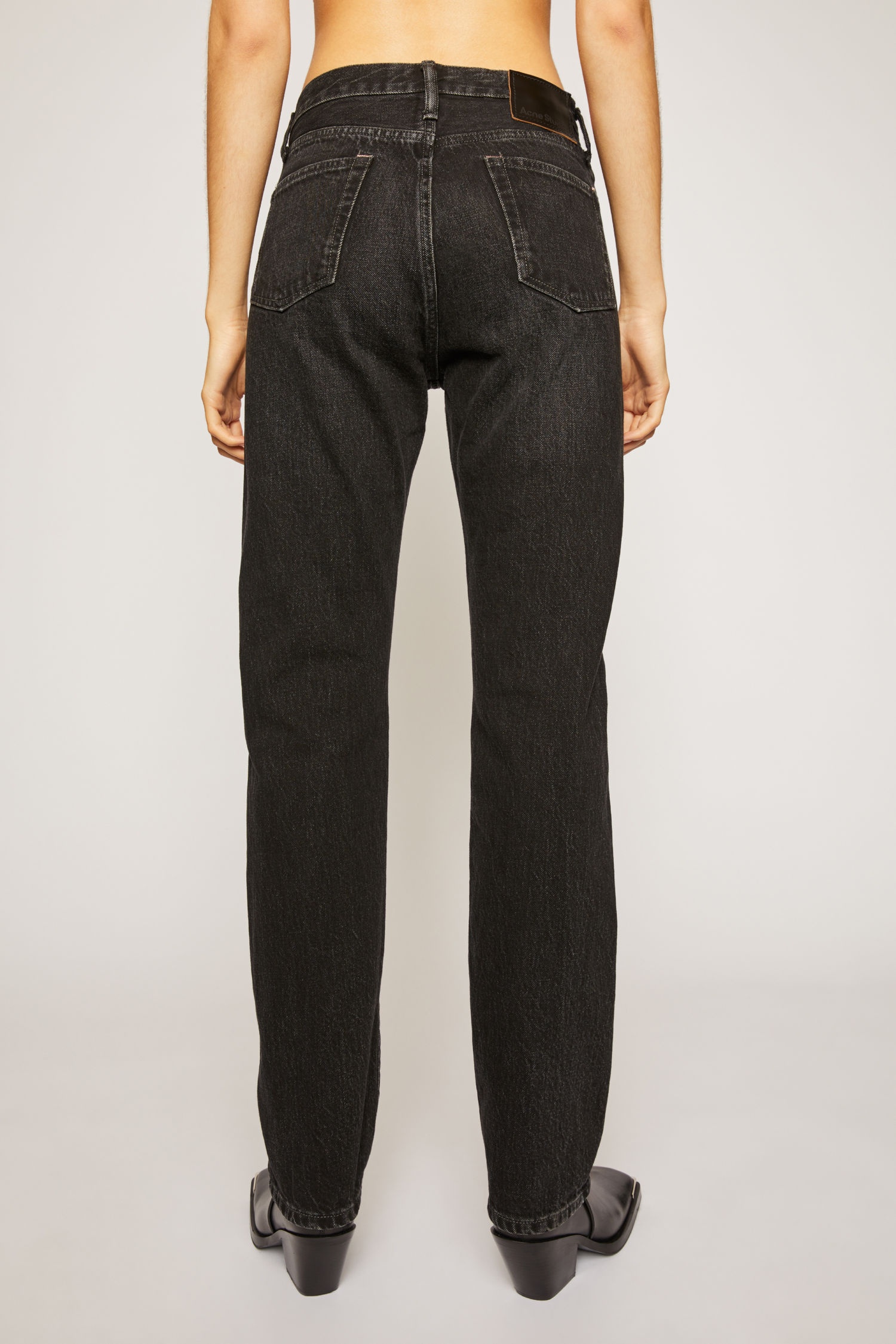 Straight fit jeans - Black - 4