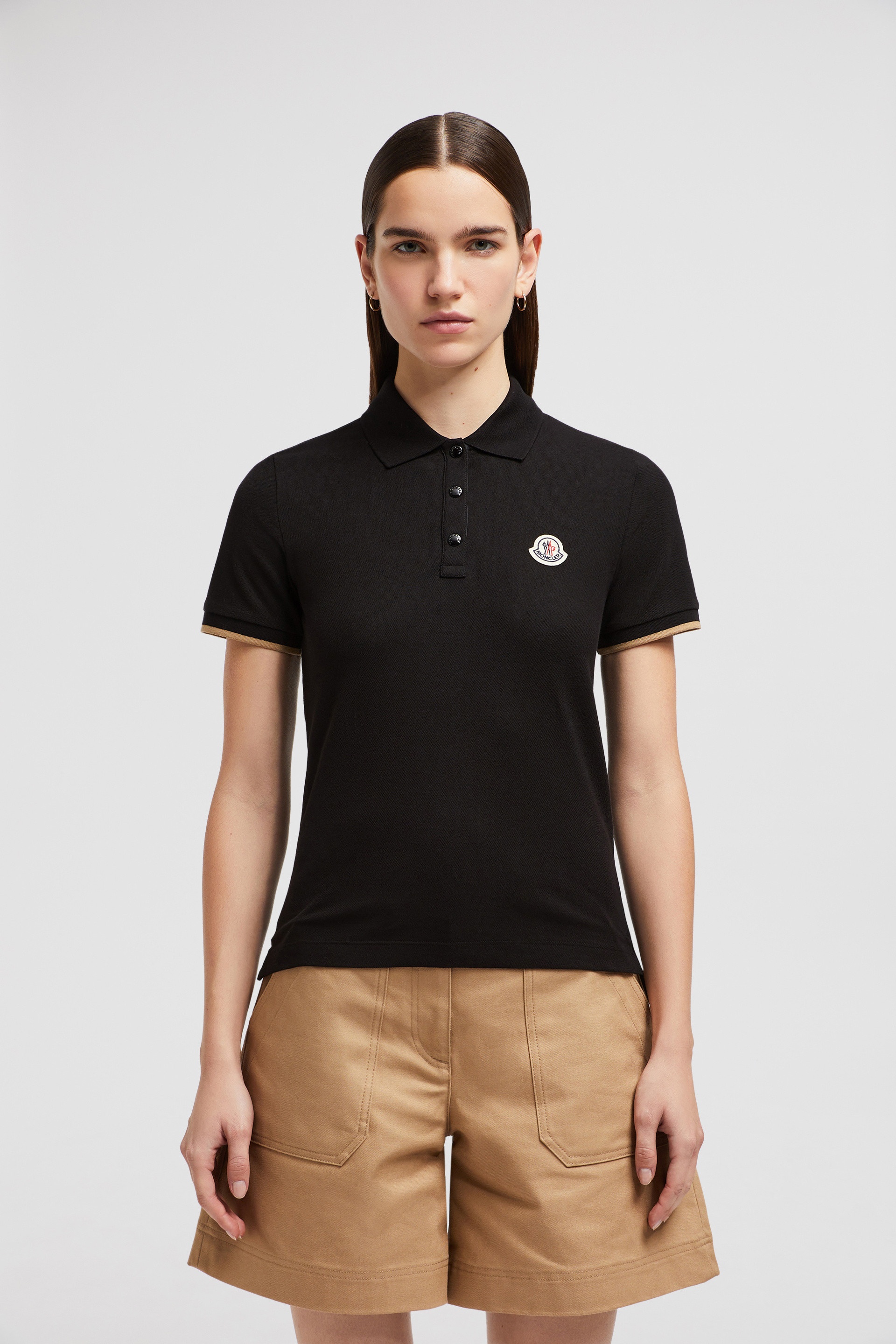 Logo Patch Cotton Piquet Polo Shirt - 3