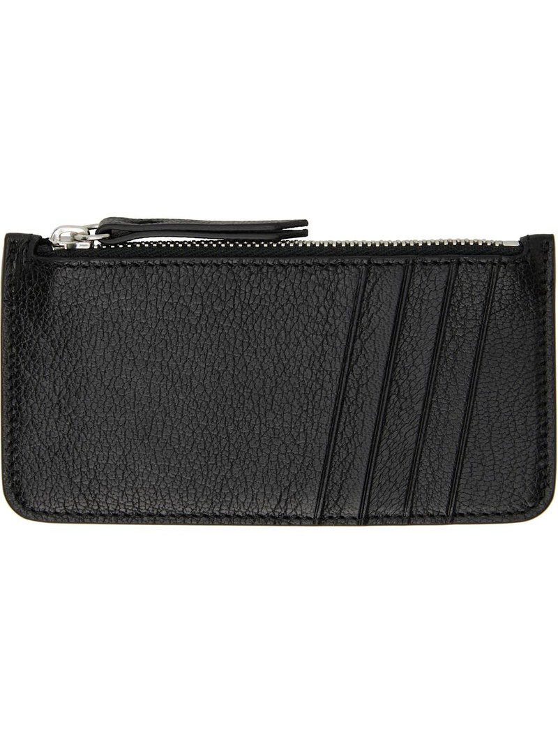 Maison Margiela Black Four Stitches Card Holder outlook