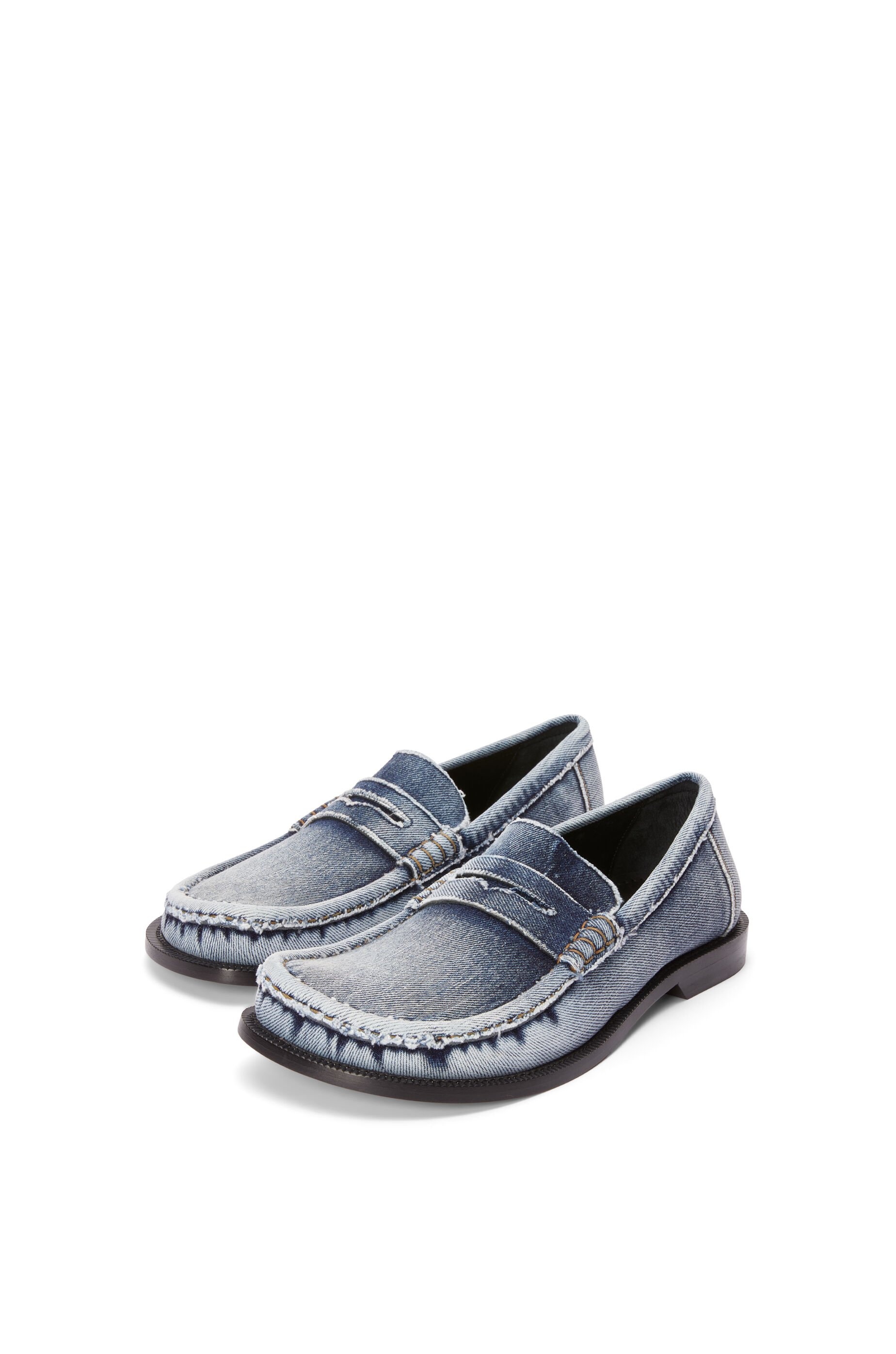 Campo loafer in washed denim - 2