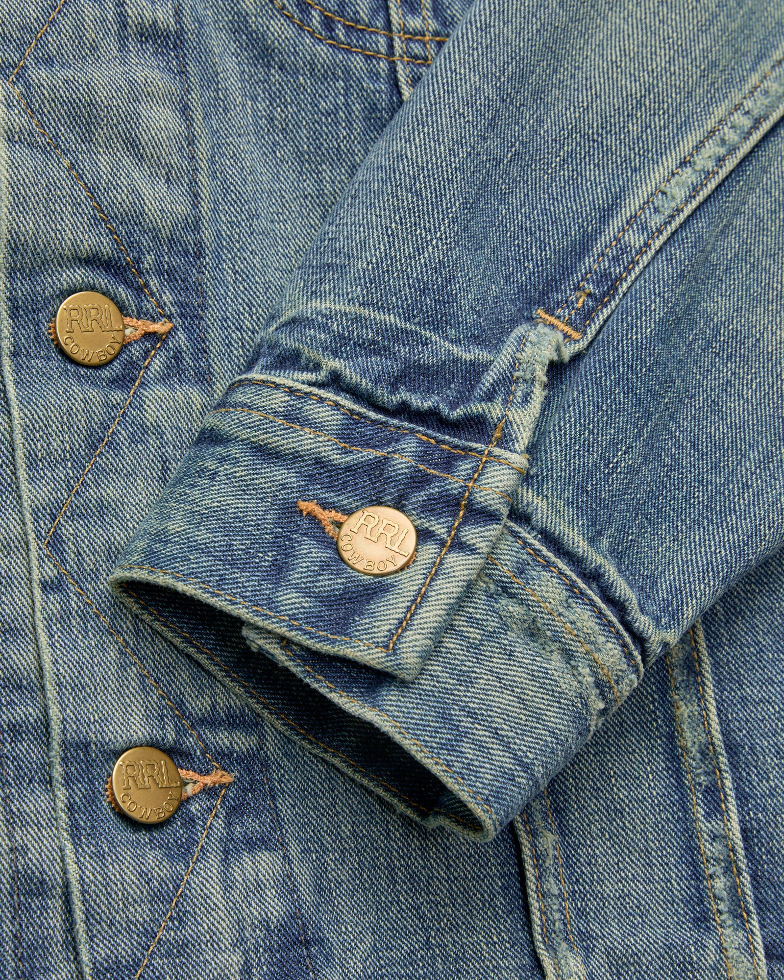 Lot 271 Denim Jacket in Washed Indigo - 7