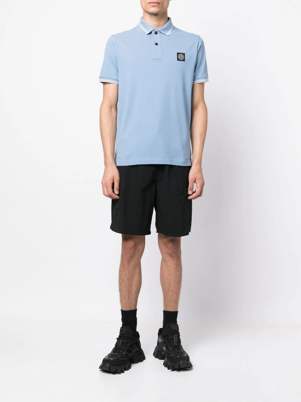 Compass patch polo shirt - 2