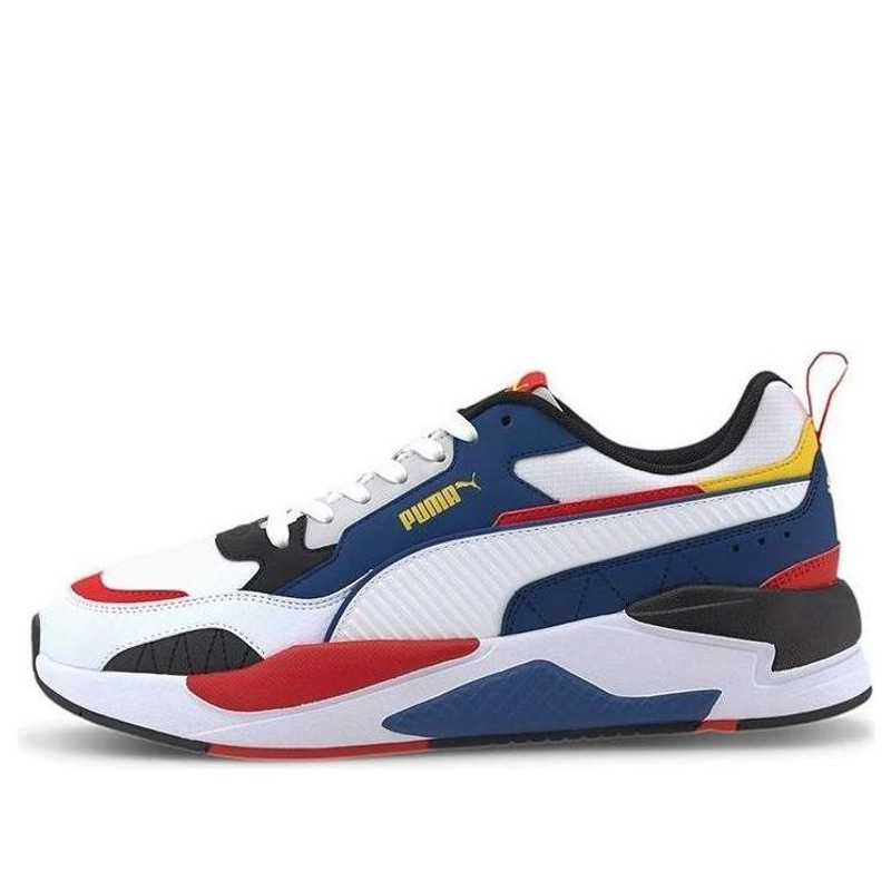 PUMA X-Ray 2 스퀘어 팩 낮은 실행 신발 블루 / 레드 / 화이트 374121-02 - 1