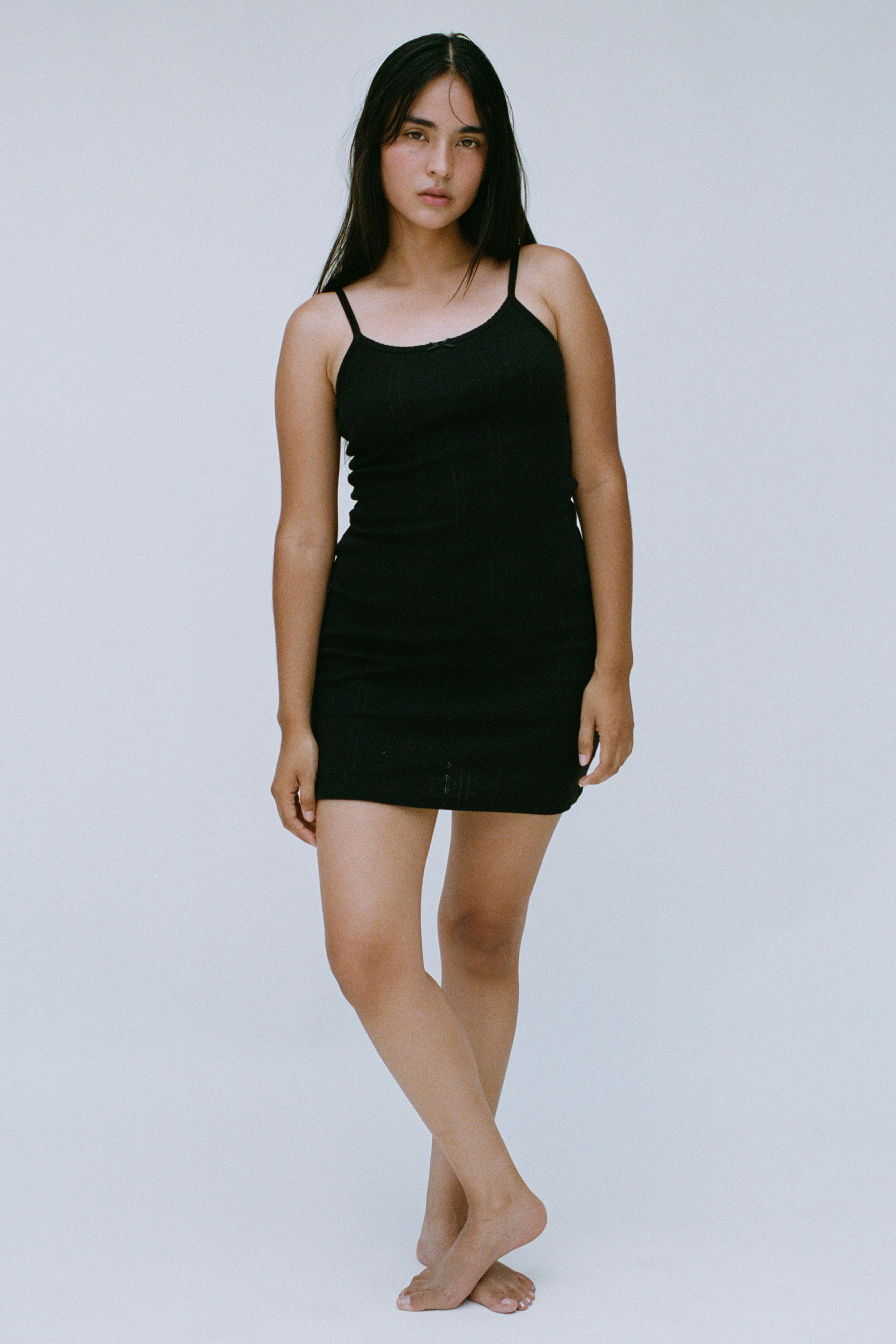 The Picot Dress Black - 4